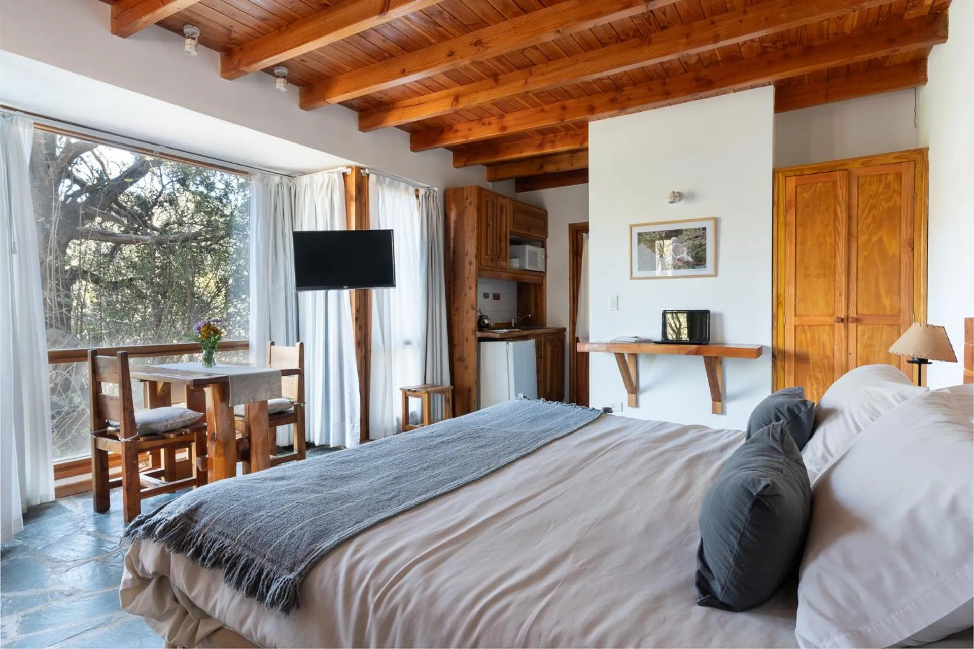 Bed in Villa Sofía Apart Hotel