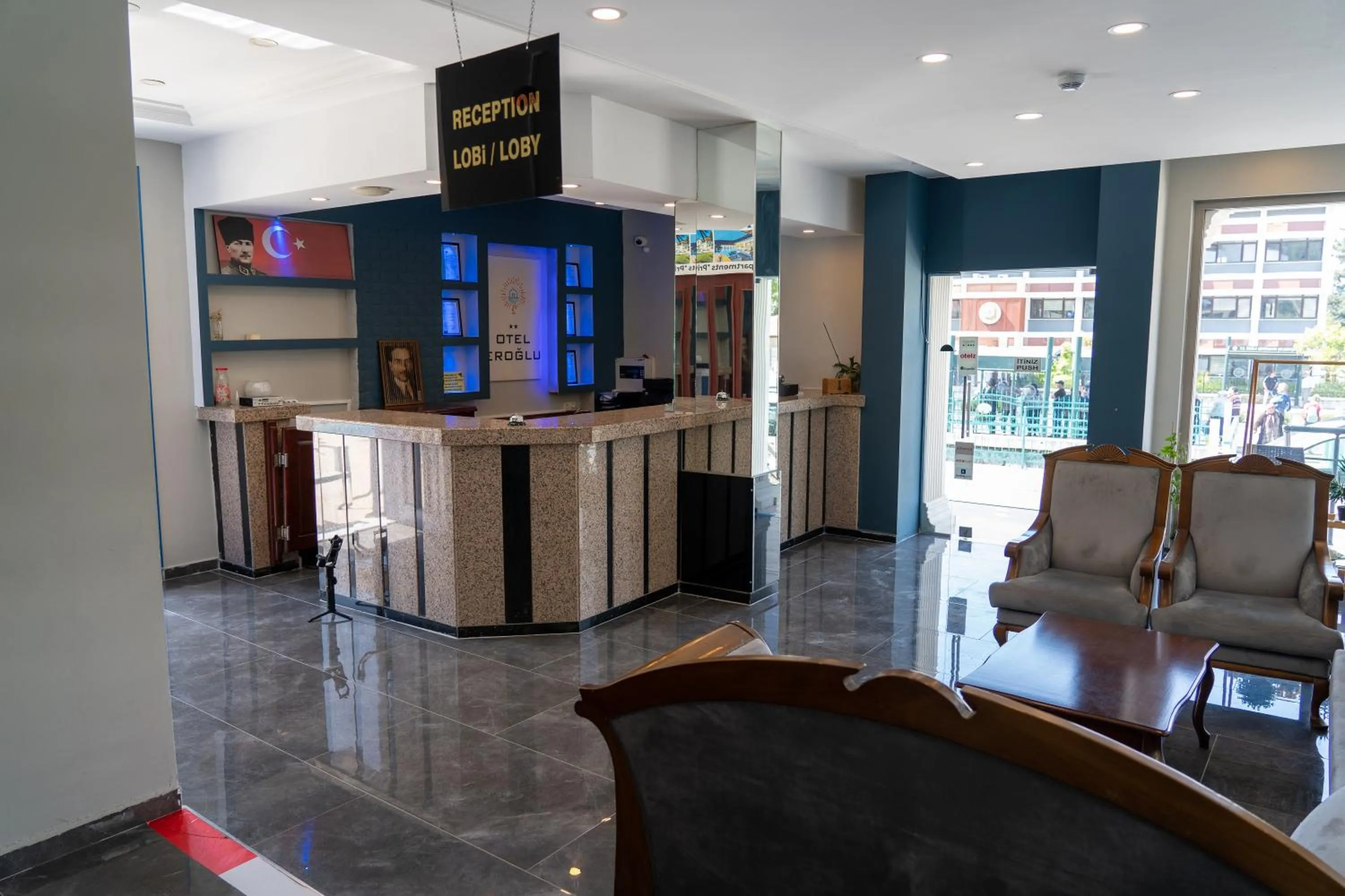 Lobby or reception in Eroglu City Hotel