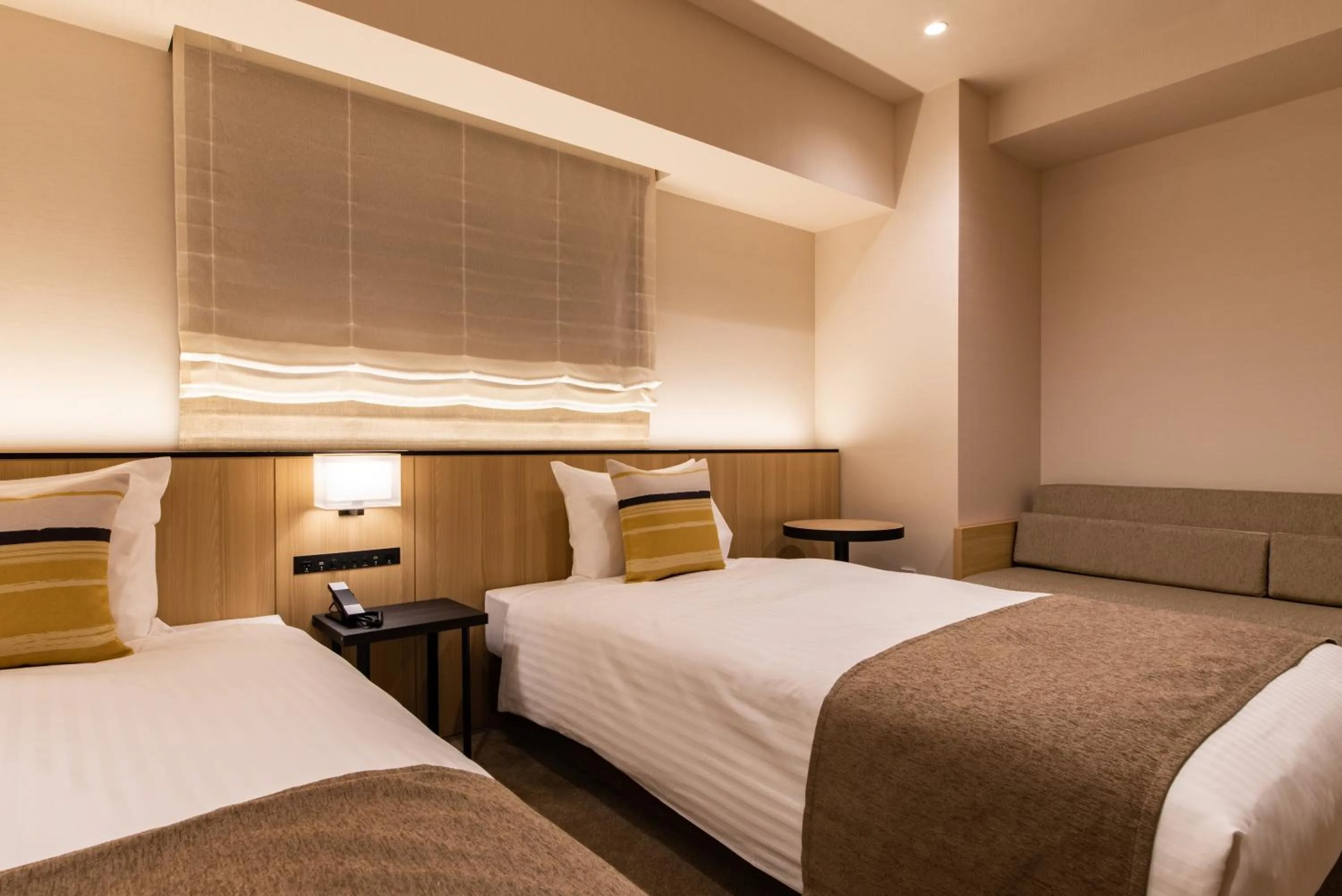 Photo of the whole room, Bed in Hotel Vista Fukuoka Nakasu-Kawabata