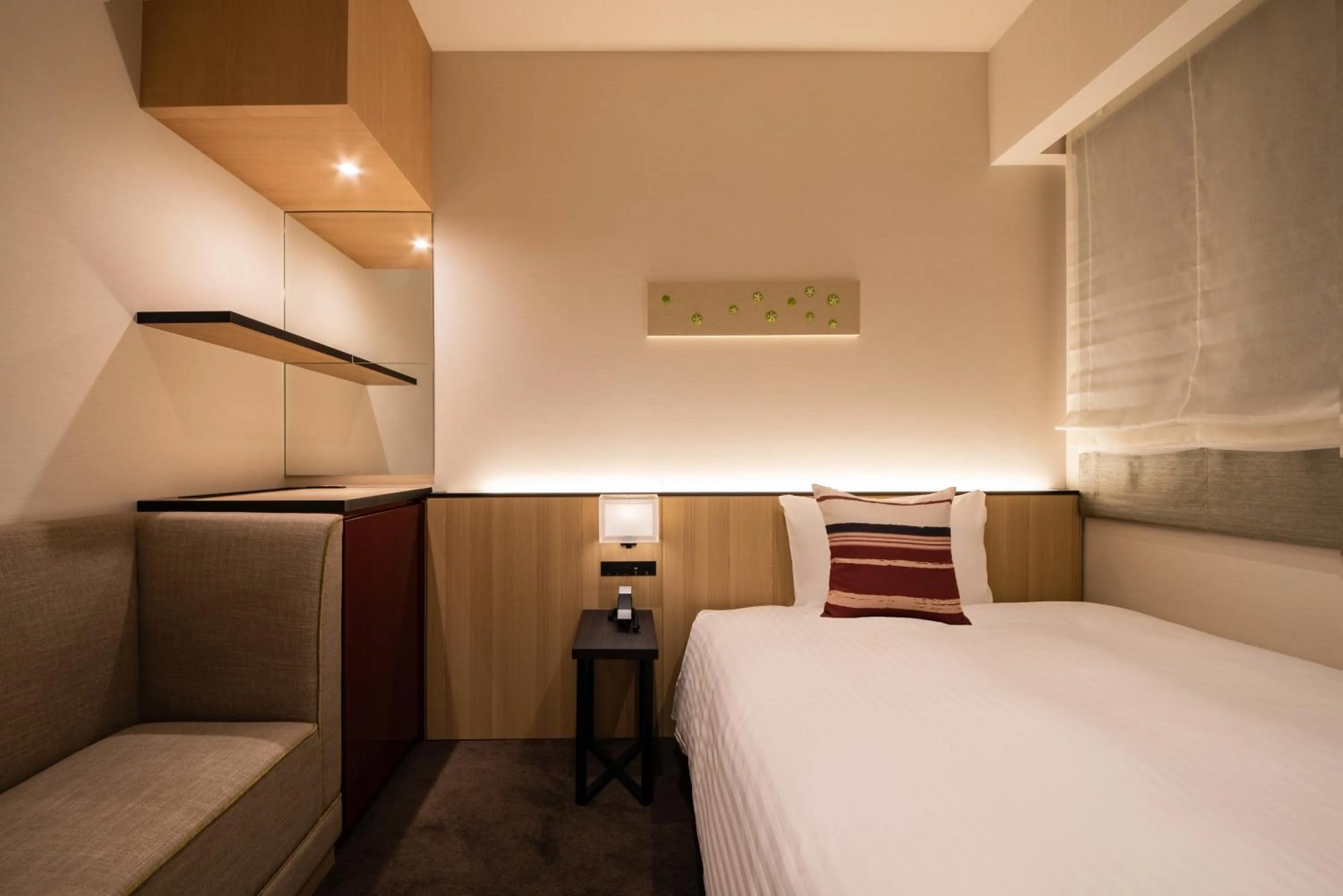 Photo of the whole room, Bed in Hotel Vista Fukuoka Nakasu-Kawabata