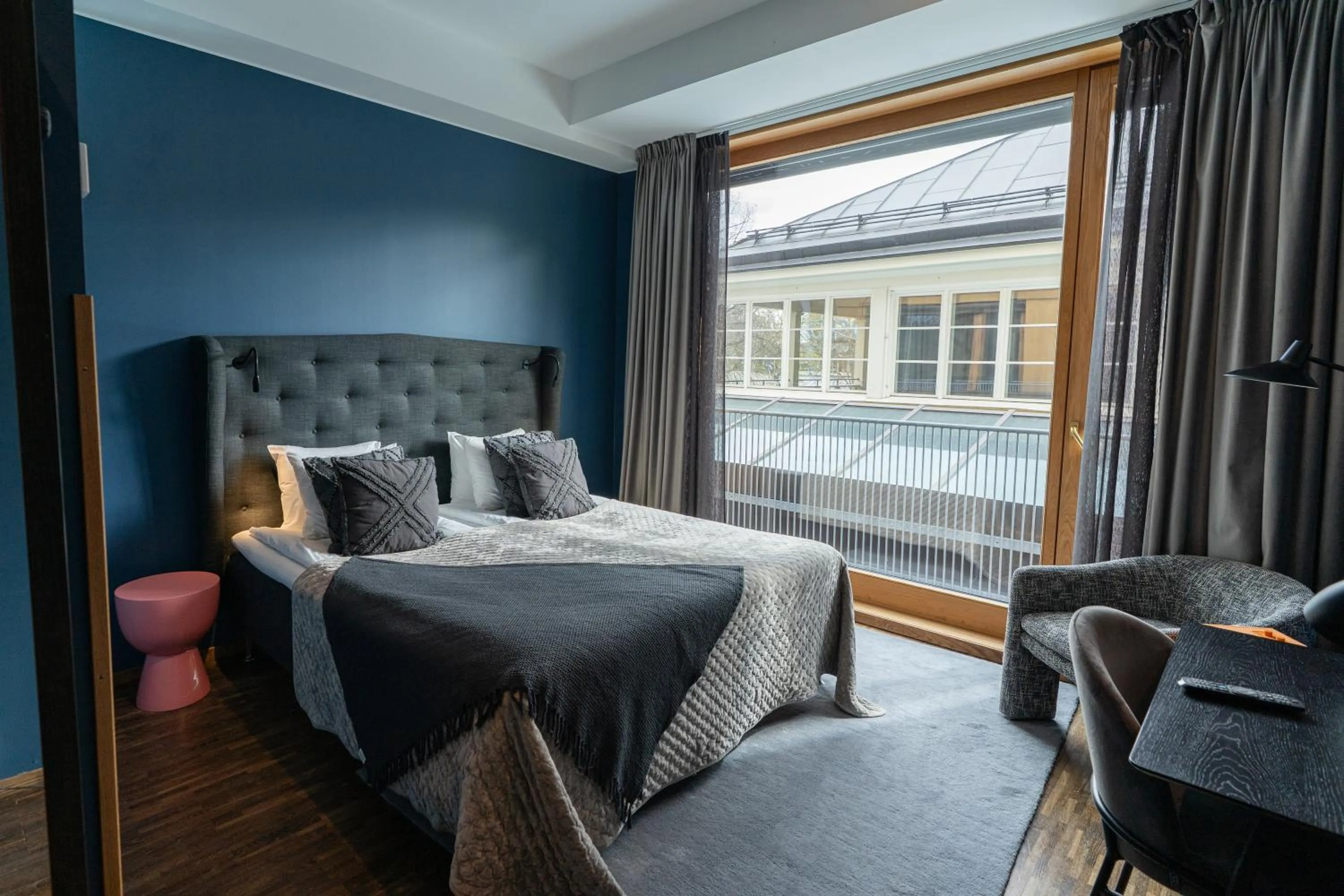 Bed in Backstage Hotel Stockholm