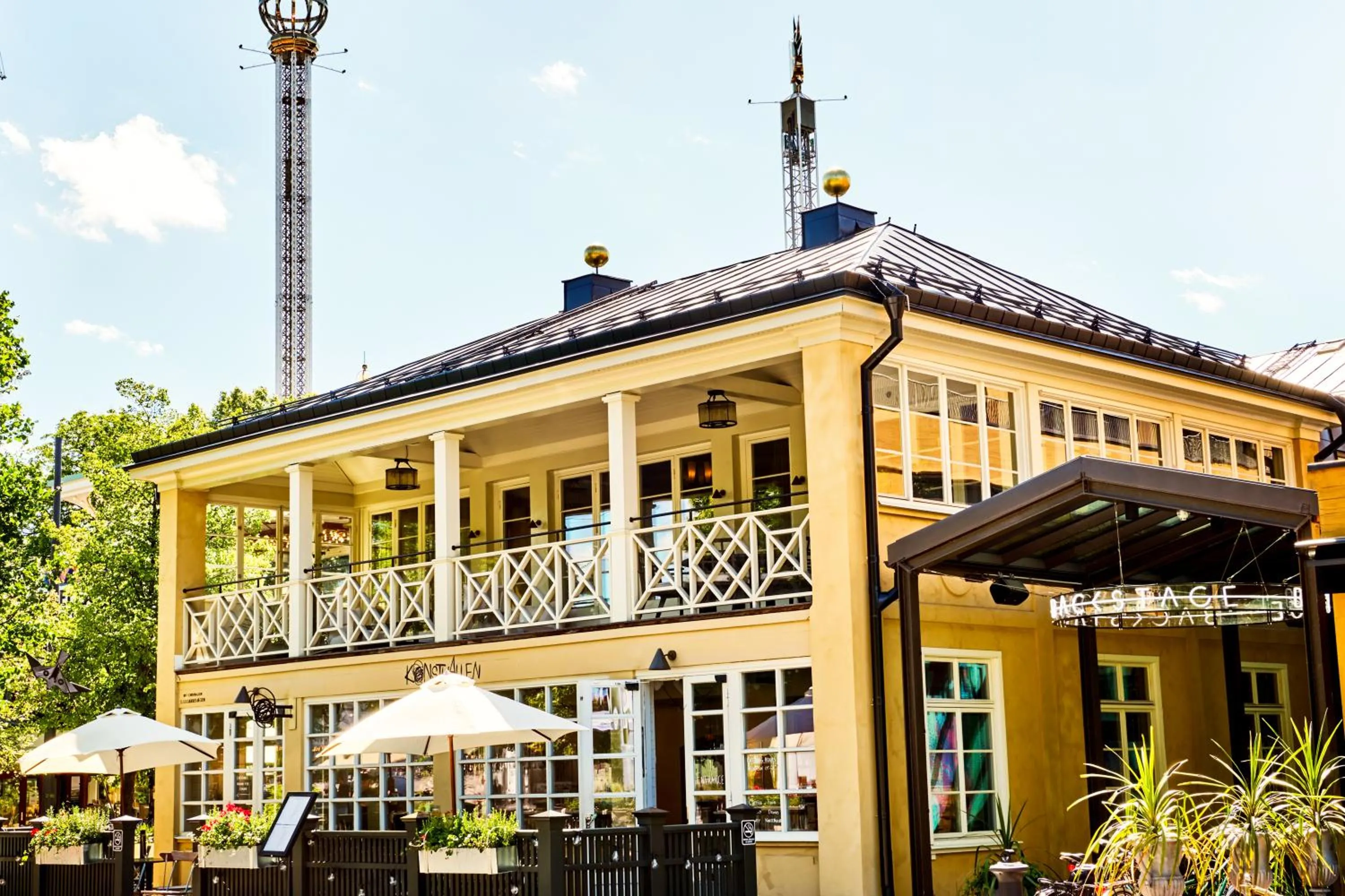 Property building in Backstage Hotel Stockholm