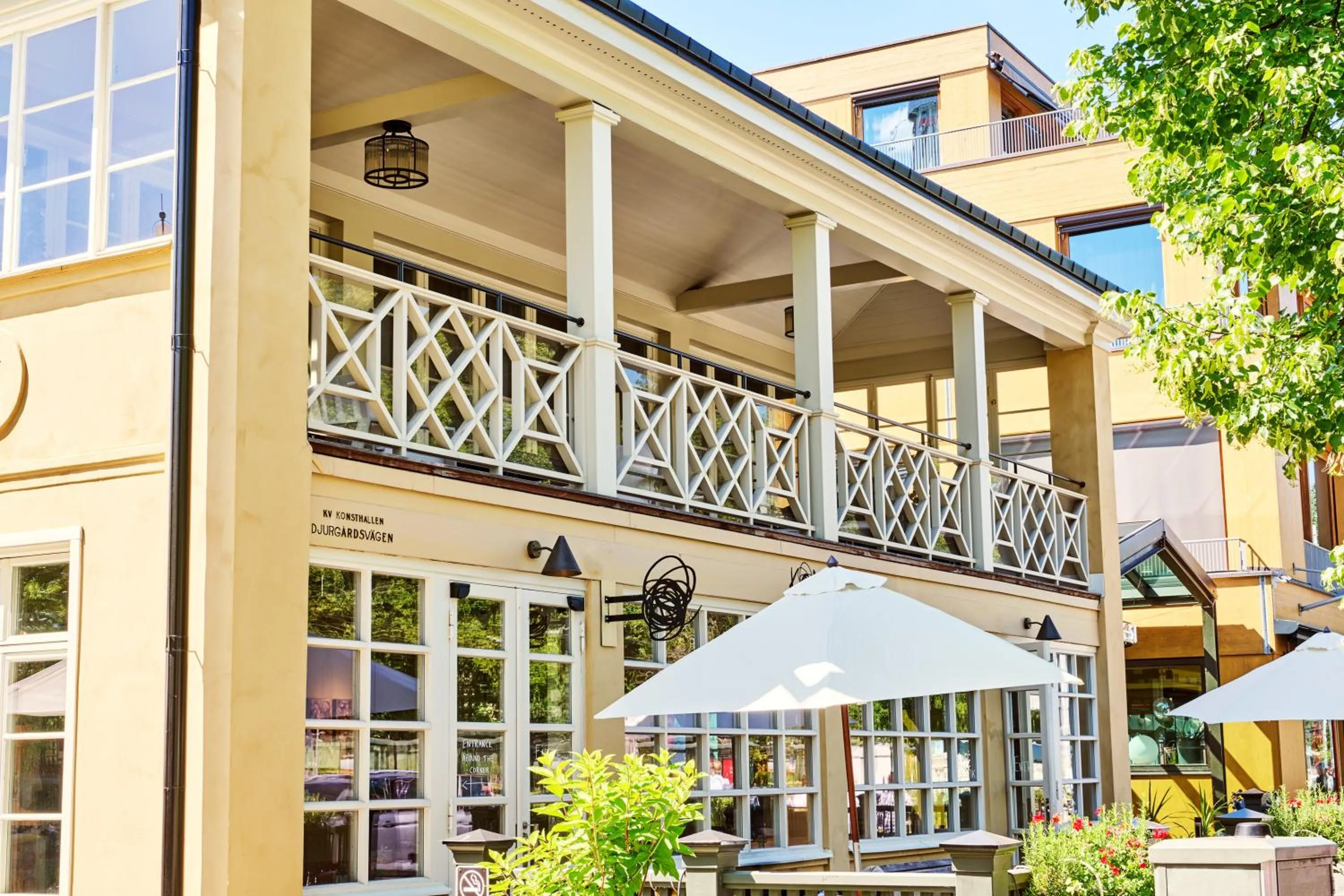 Property building in Backstage Hotel Stockholm