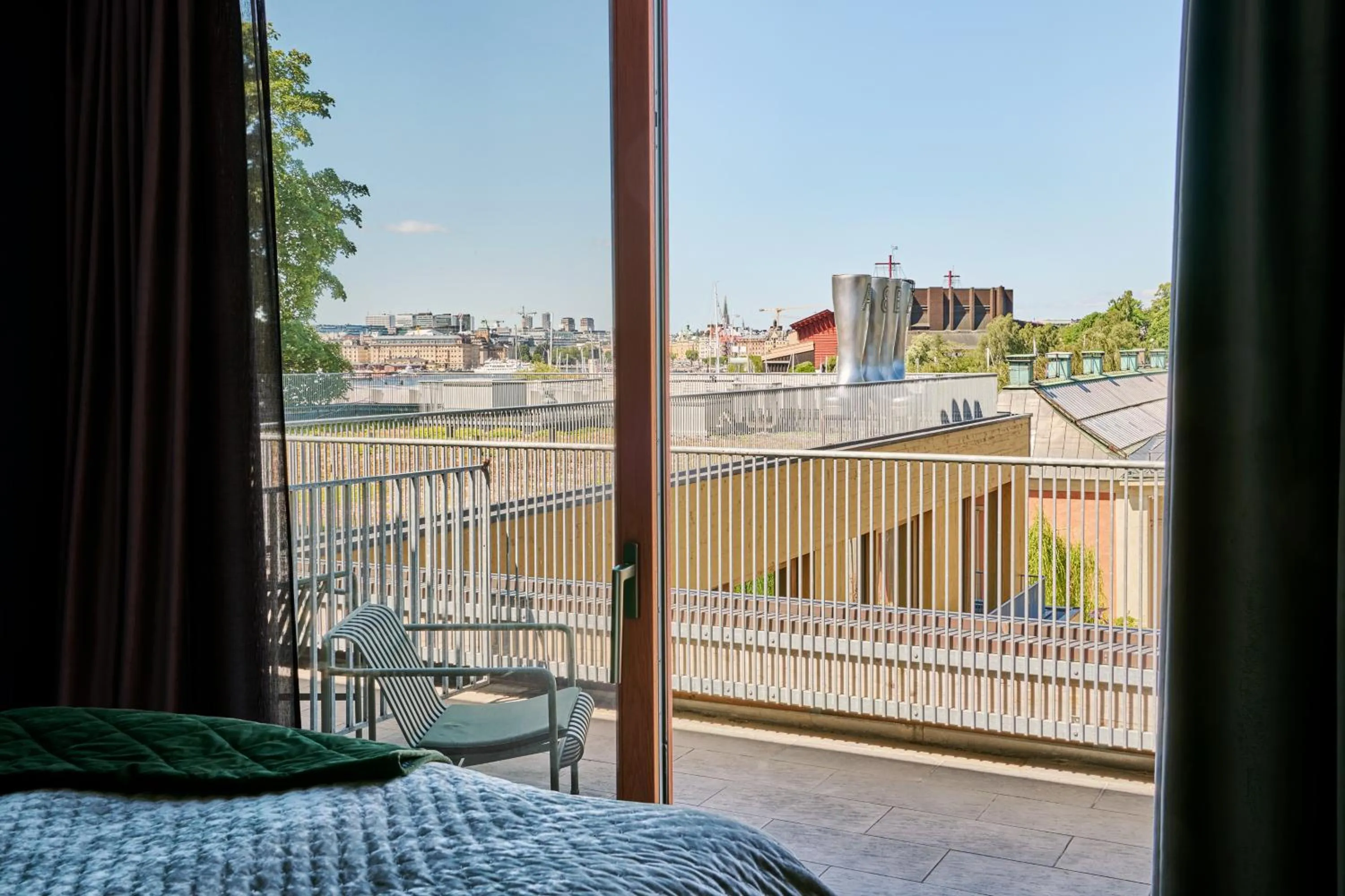 View (from property/room), Bed in Pop House Hotel