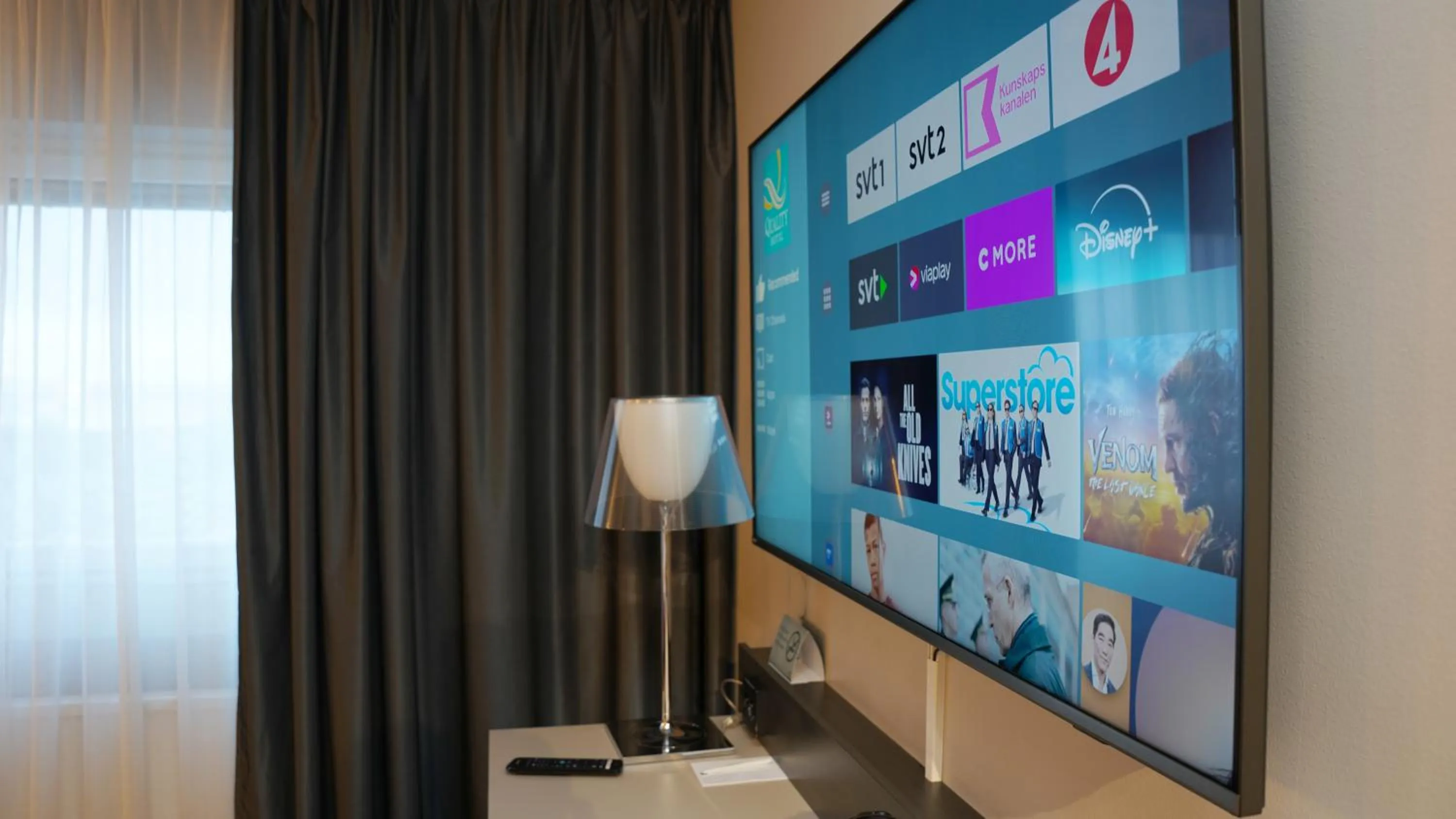 TV and multimedia in Quality Hotel Sundsvall