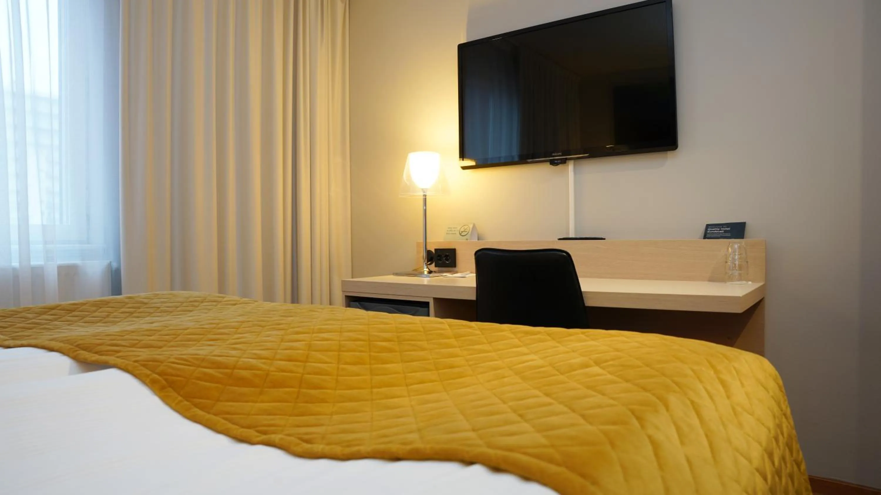 Bed in Quality Hotel Sundsvall
