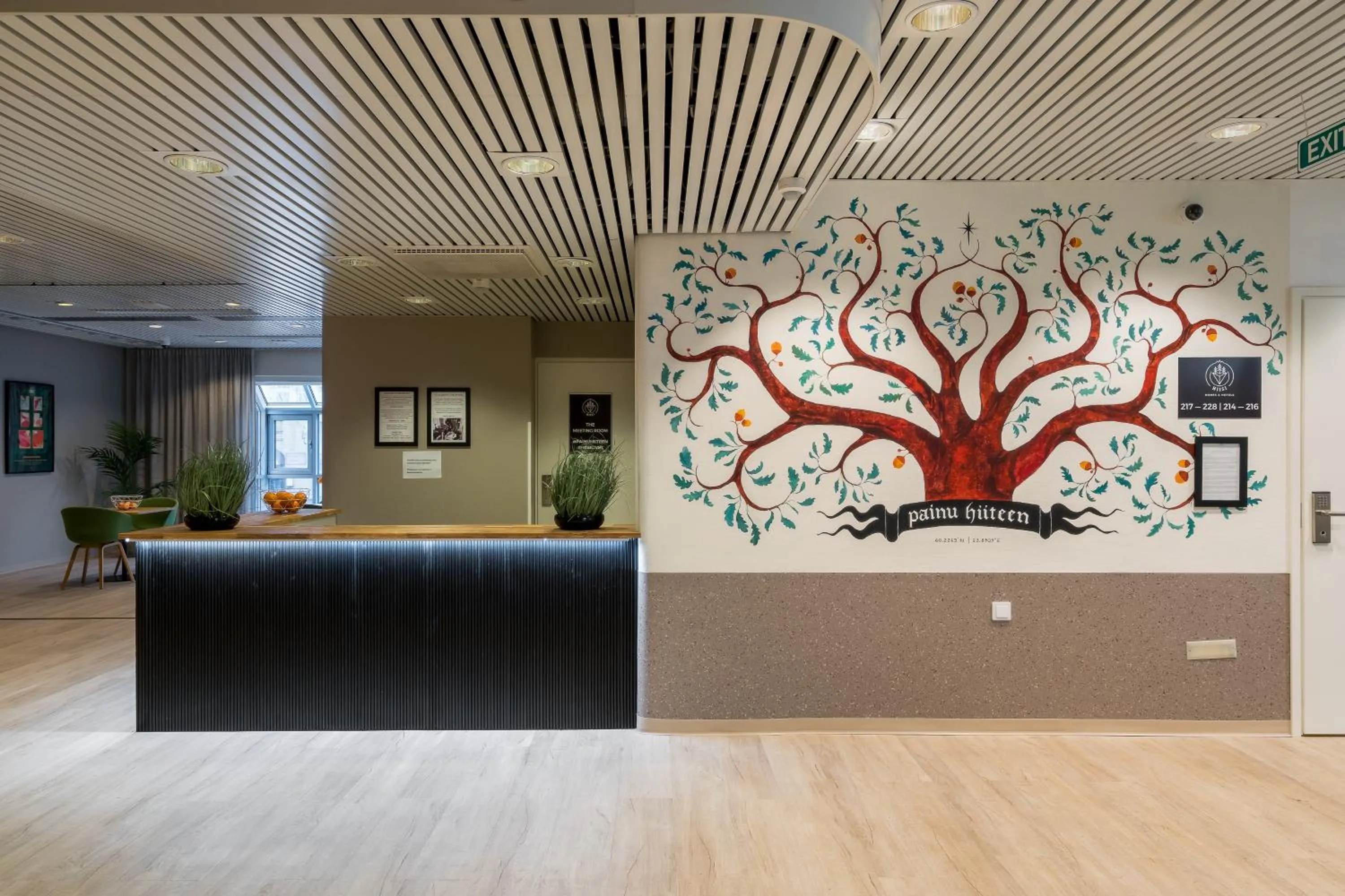 Lobby or reception in Hiisi Hotel Lohja