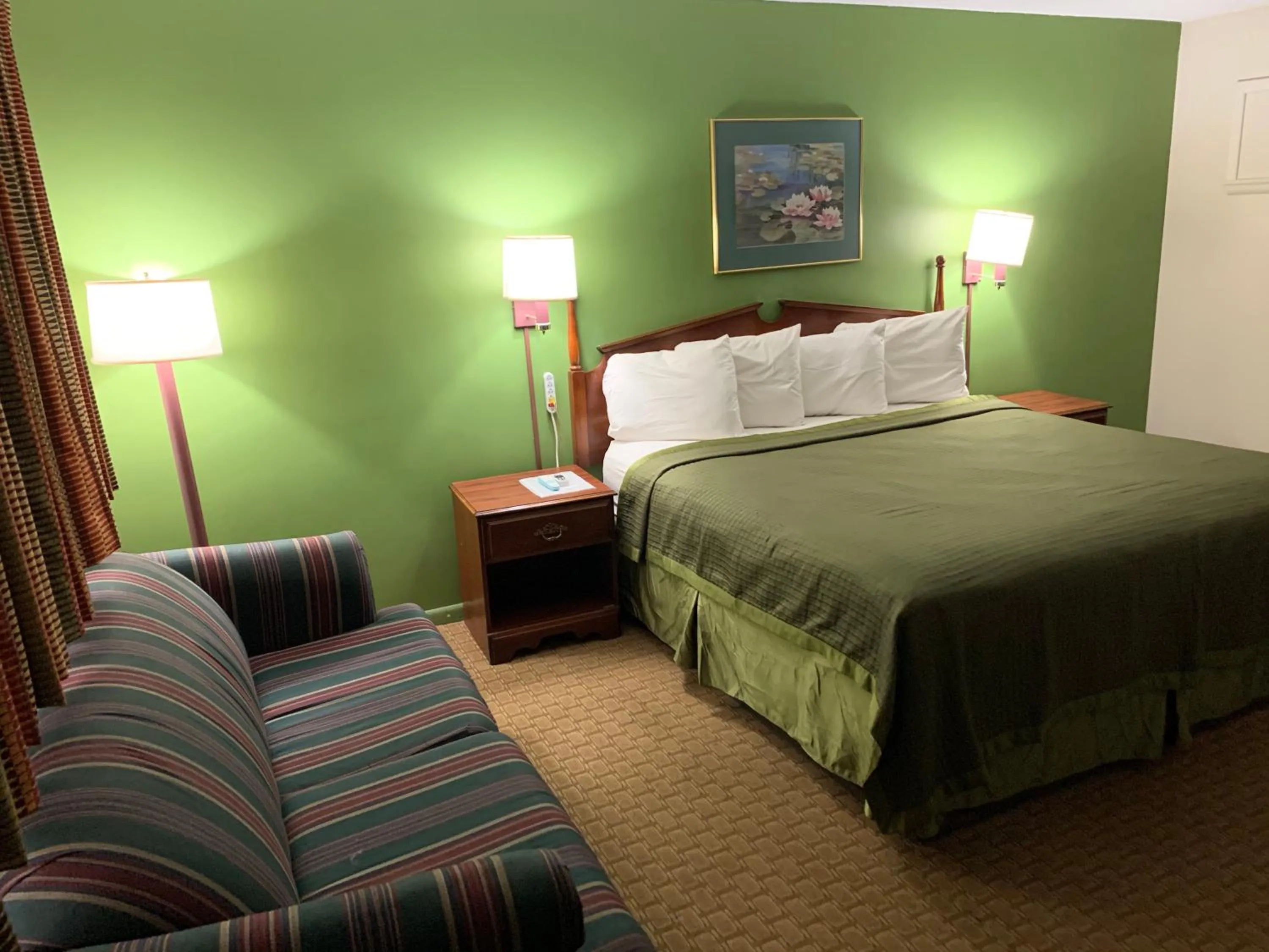 Bed in Gas Lite Motel Lawrenceville