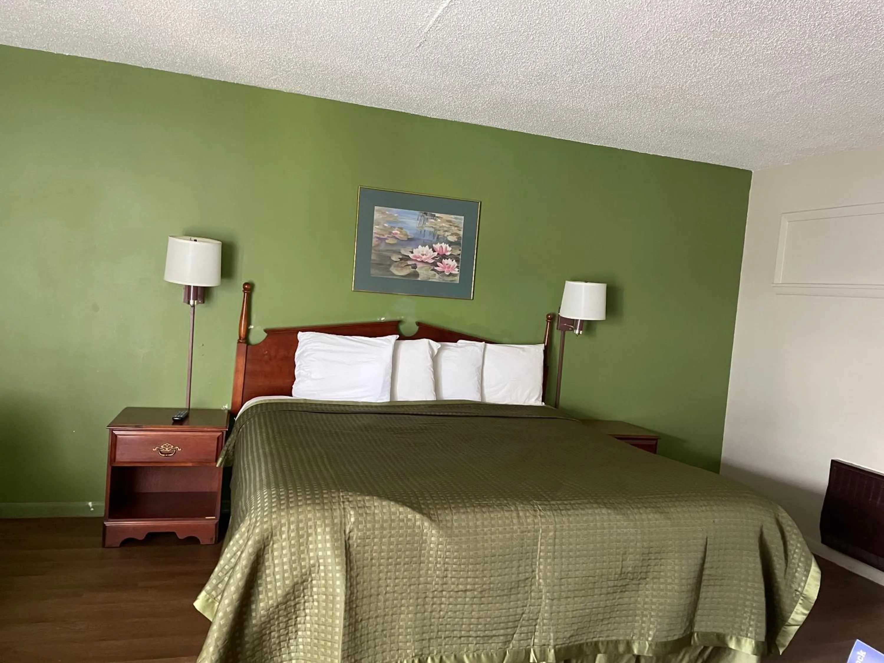 Bed in Gas Lite Motel Lawrenceville