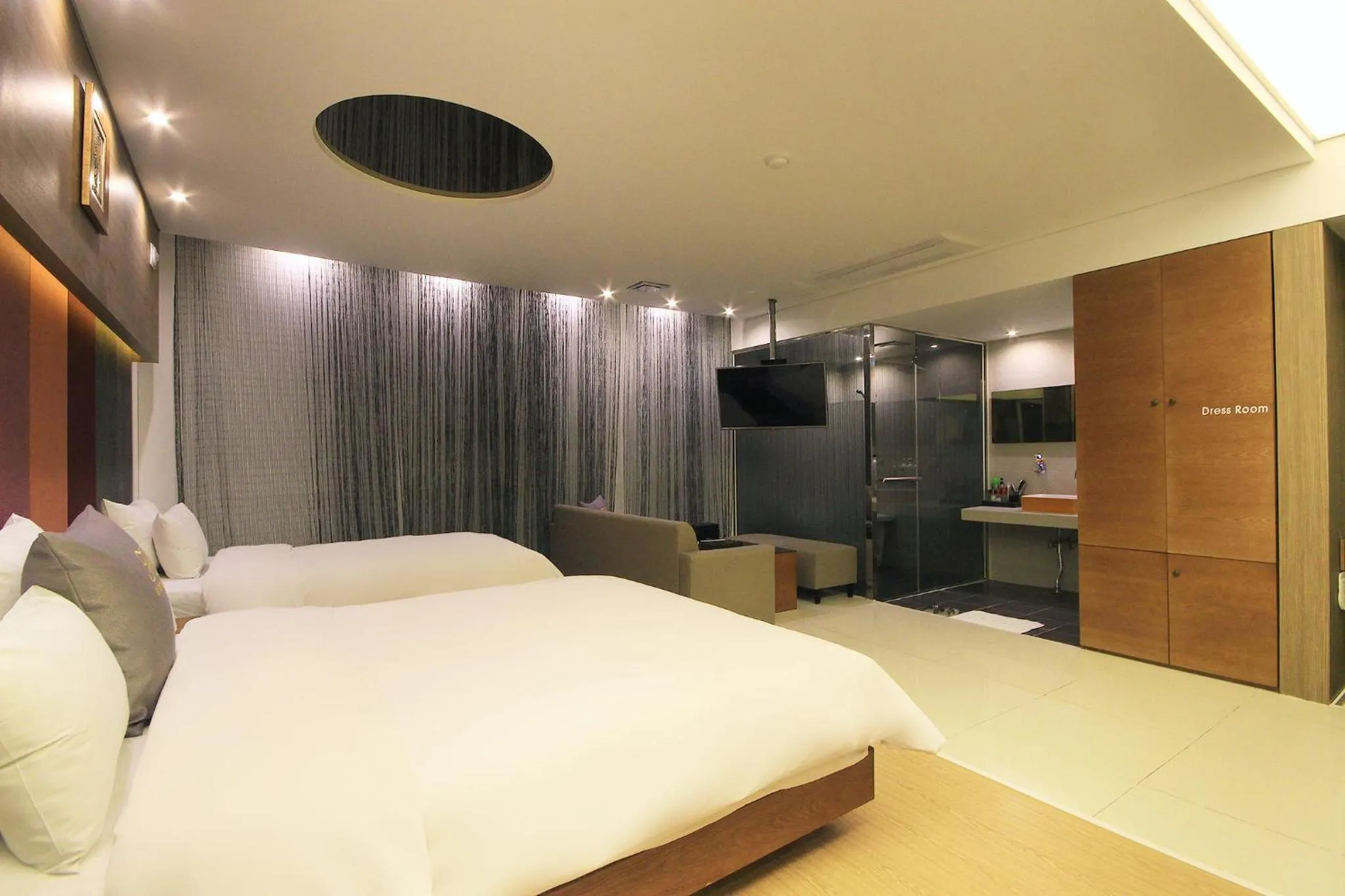 Bed in H Drive Hotel