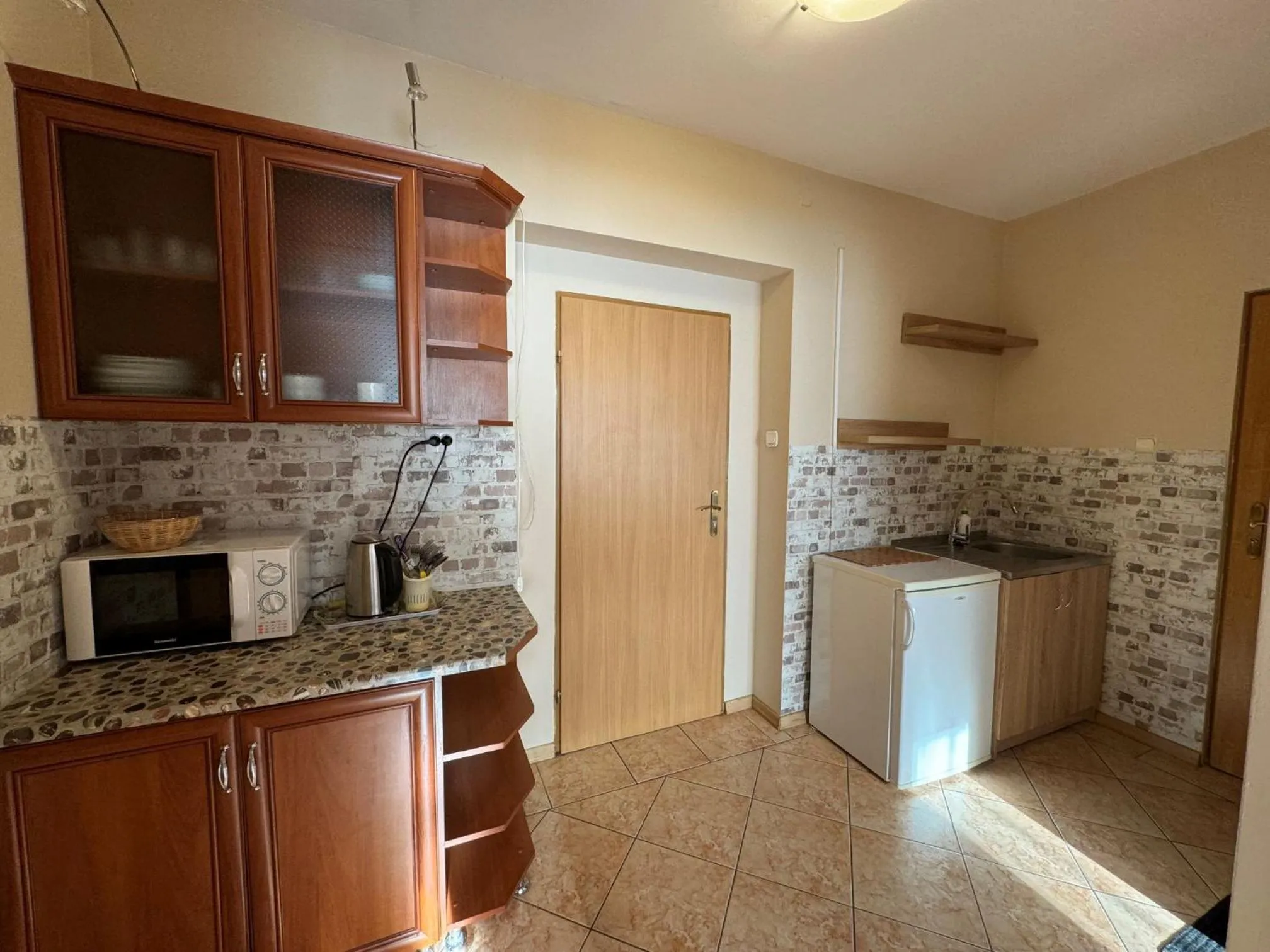 Kitchen or kitchenette in Dom wczasowy Przy Skałkach