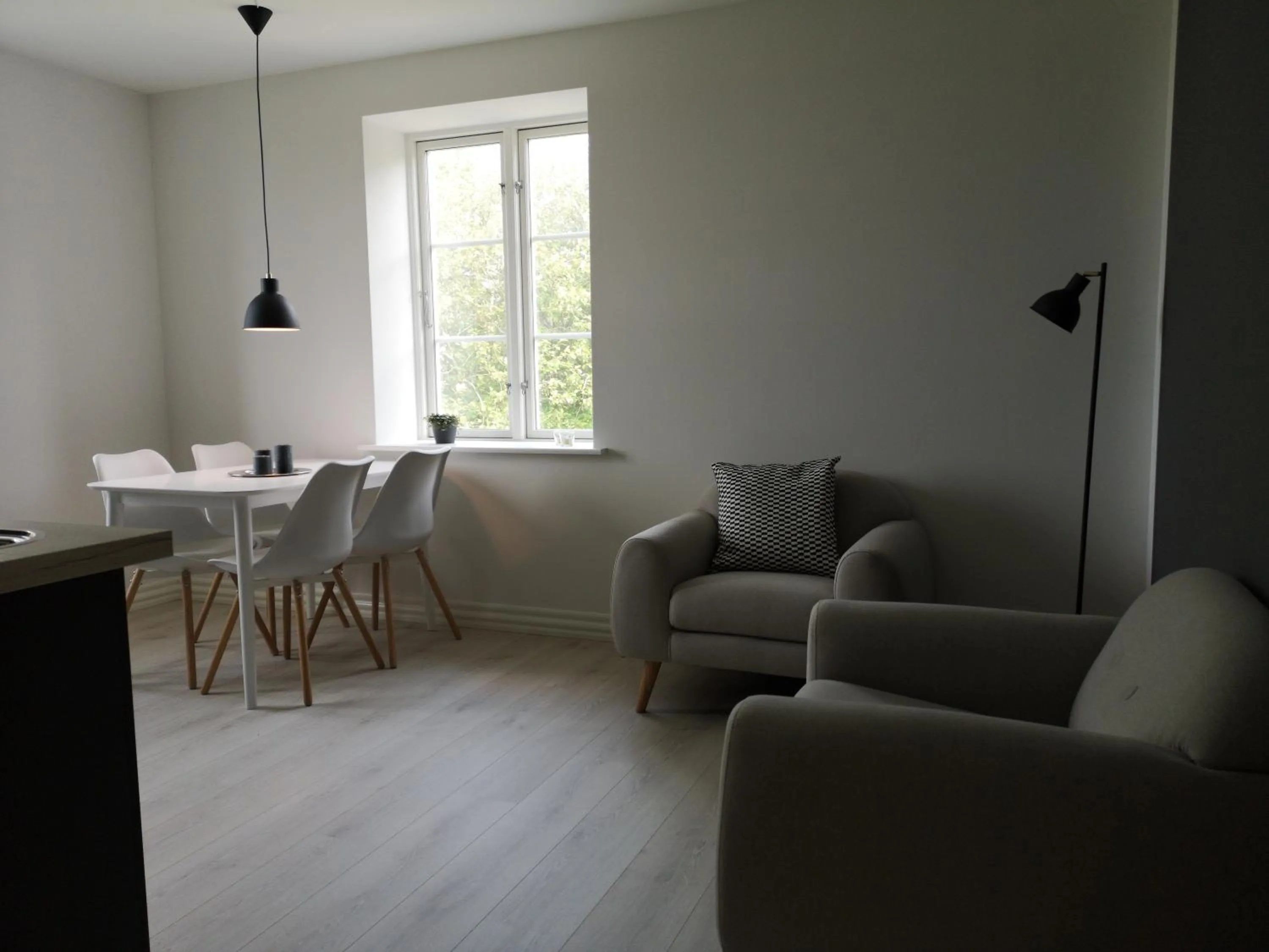 Dining area in Det Gamle Apothek ferielejligheder