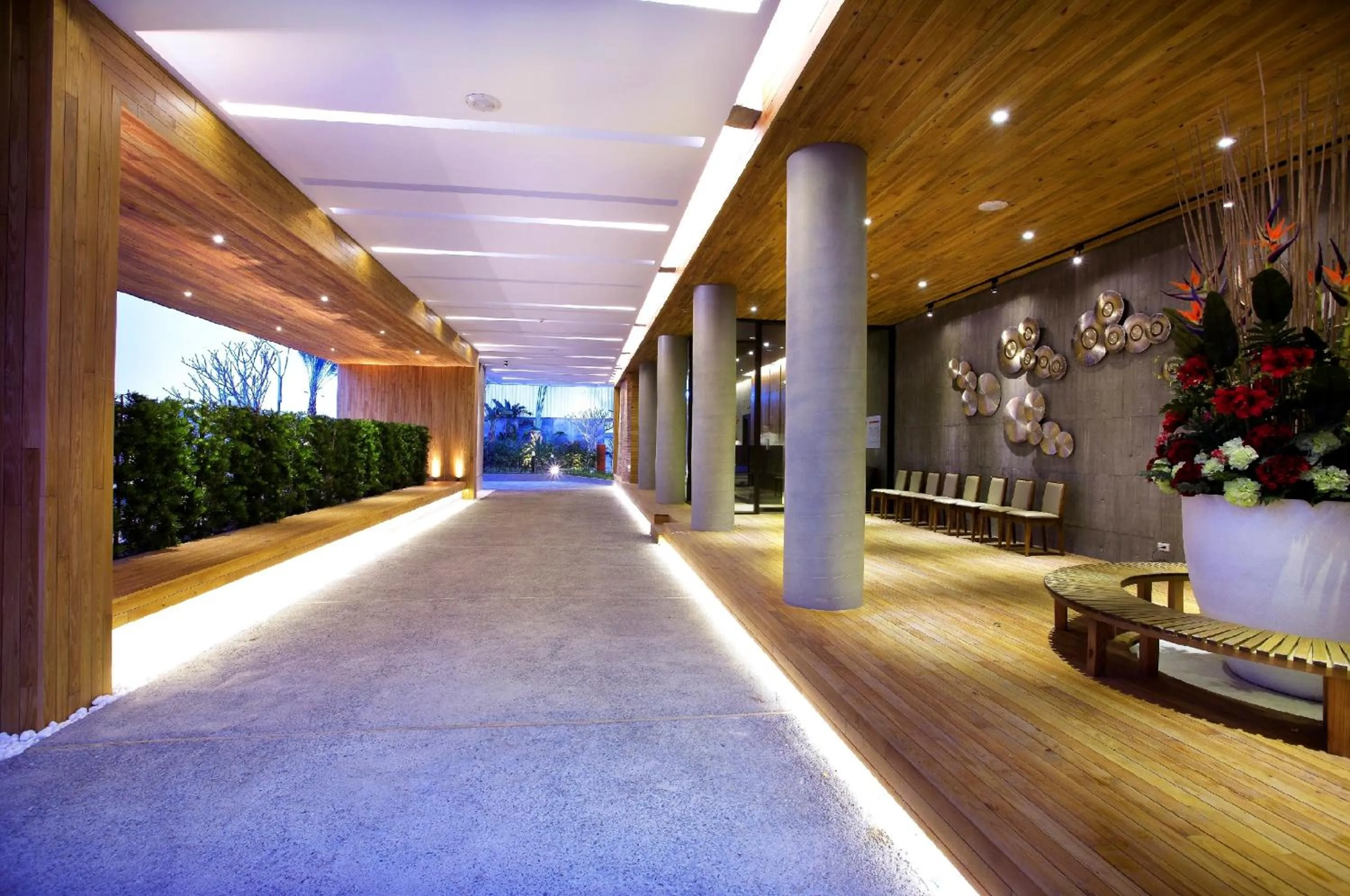 Off site in H Villa Inn