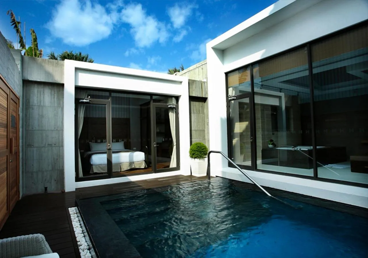 Pool view in H Villa Inn