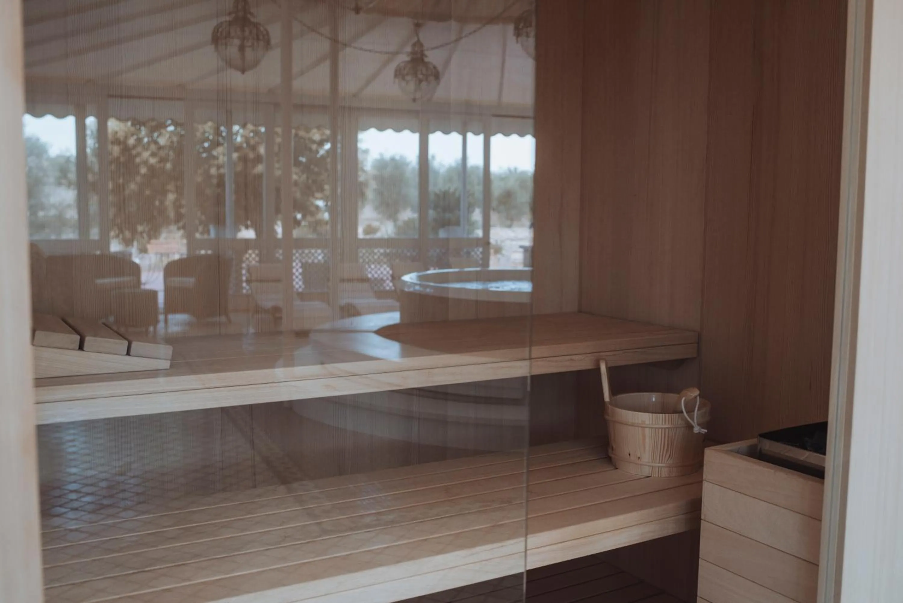 Sauna in Villa delle Querce Resort