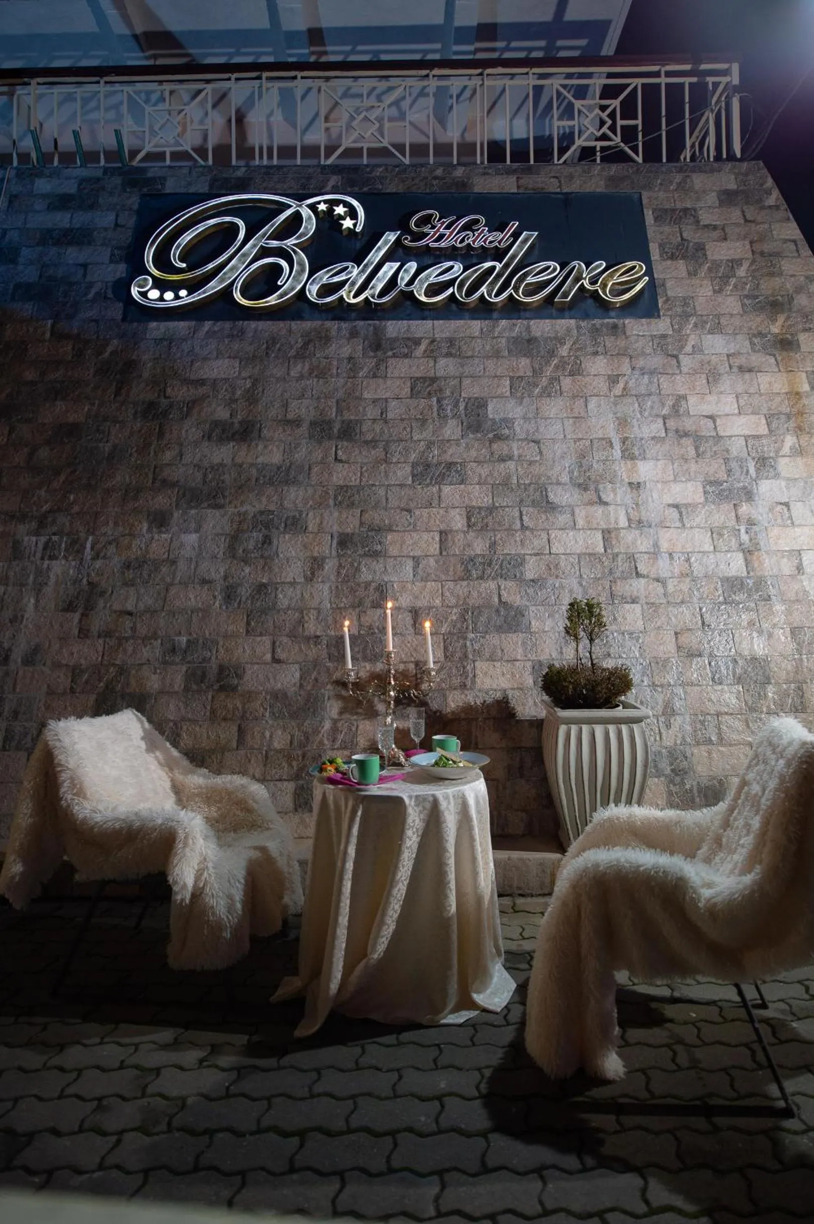 Seating area in Hotel Belvedere