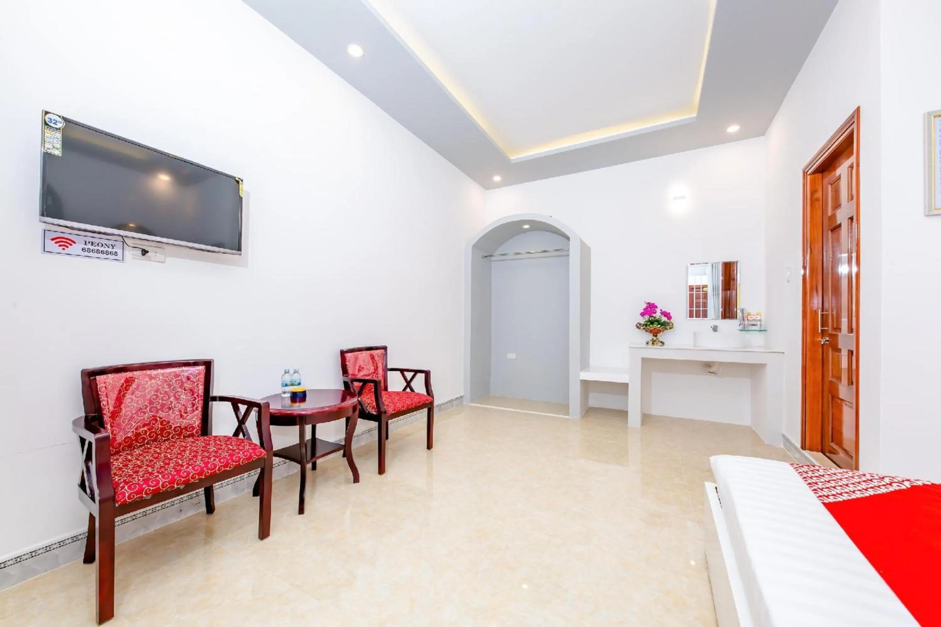 Bedroom in Super OYO 598 Peony Hotel