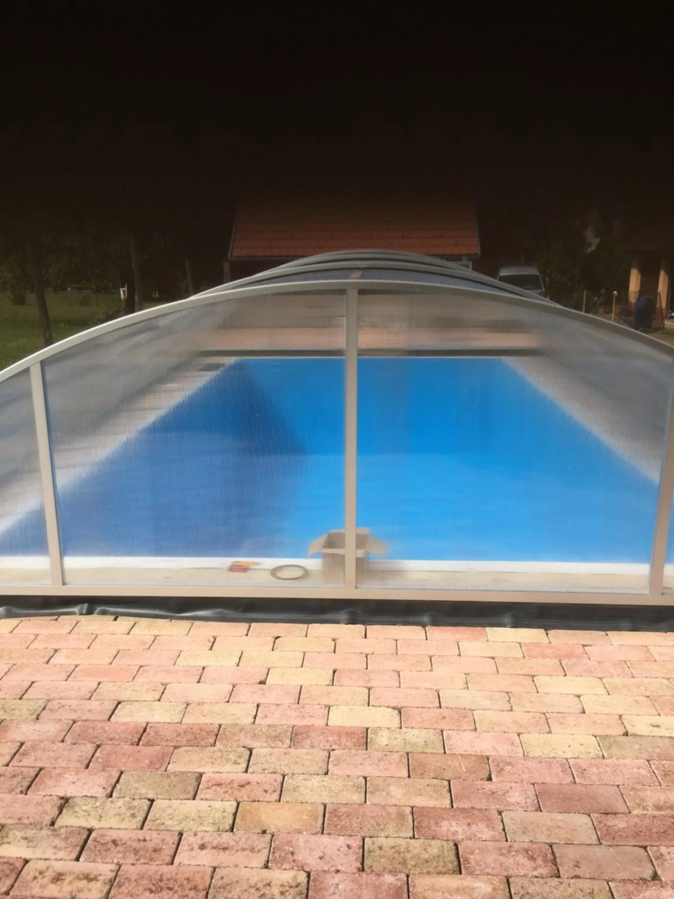 Pool view in Nyirfa Apartmanház Döröske