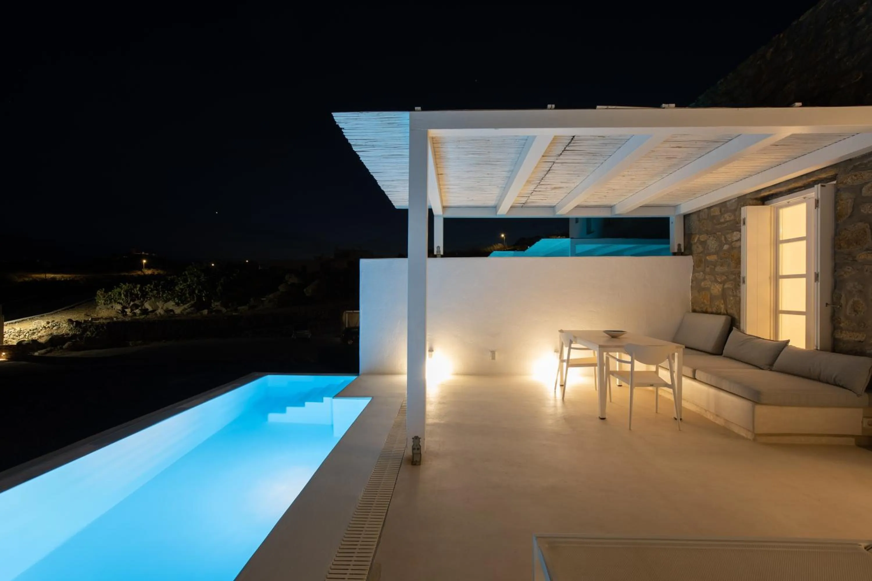 Patio in The Ammonite Resort