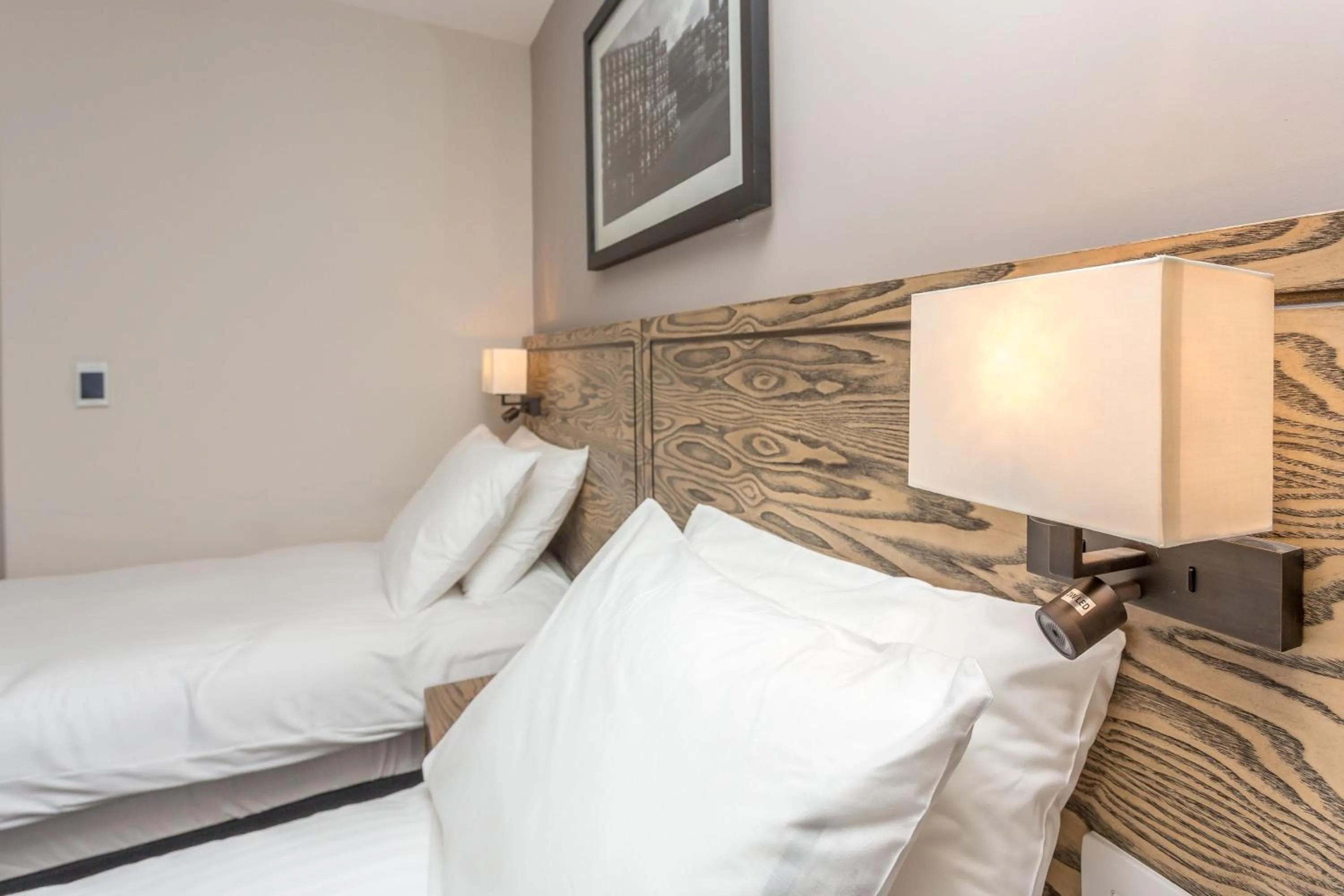 Bedroom, Bed in The Aviator, formerly Smugglers Cove, Clacton On Sea by Marston's Inns