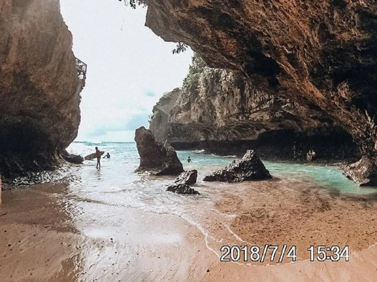 Beach in Bali Bobo Hostel
