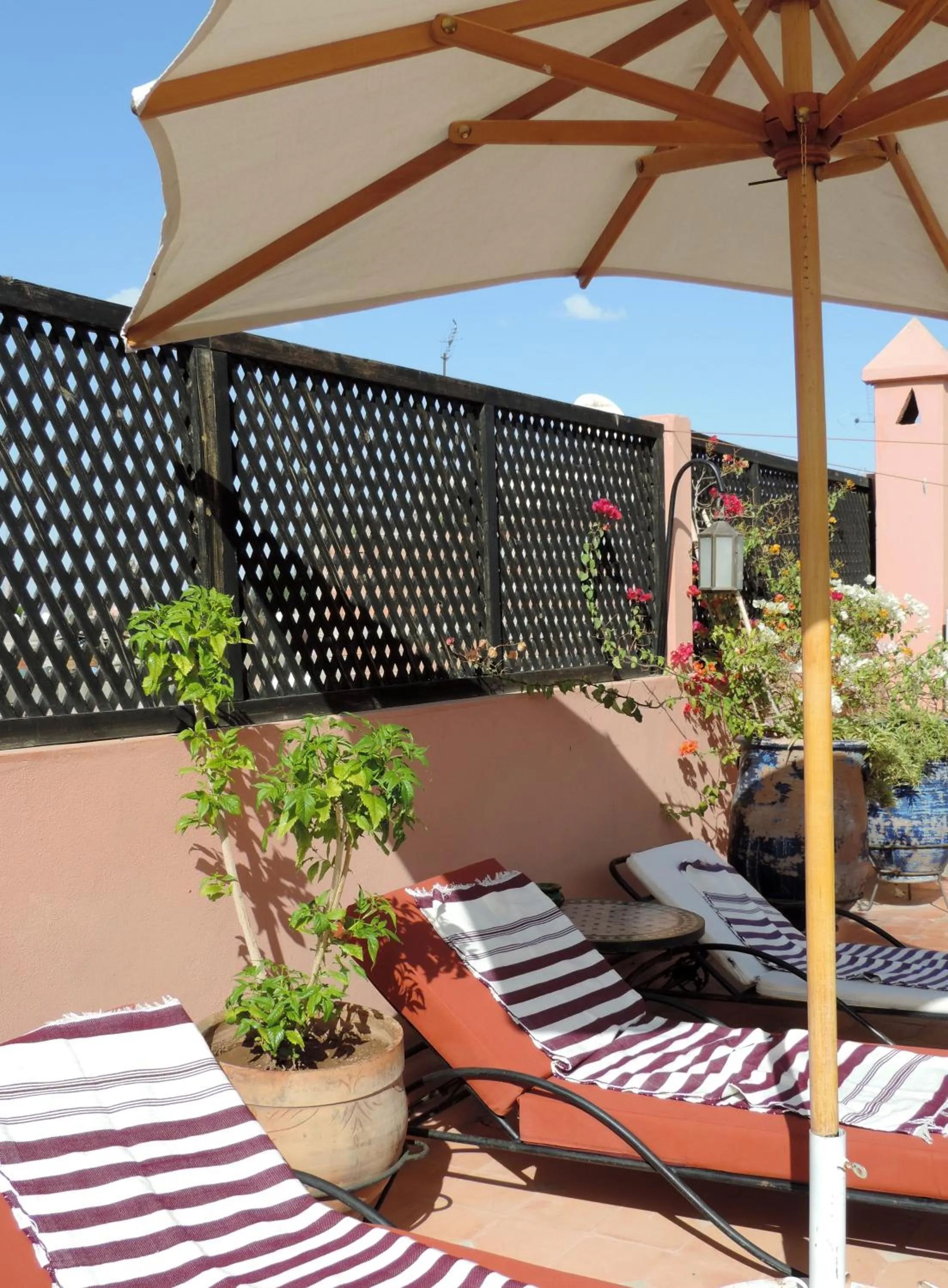 Solarium in Riad Dar Zampa
