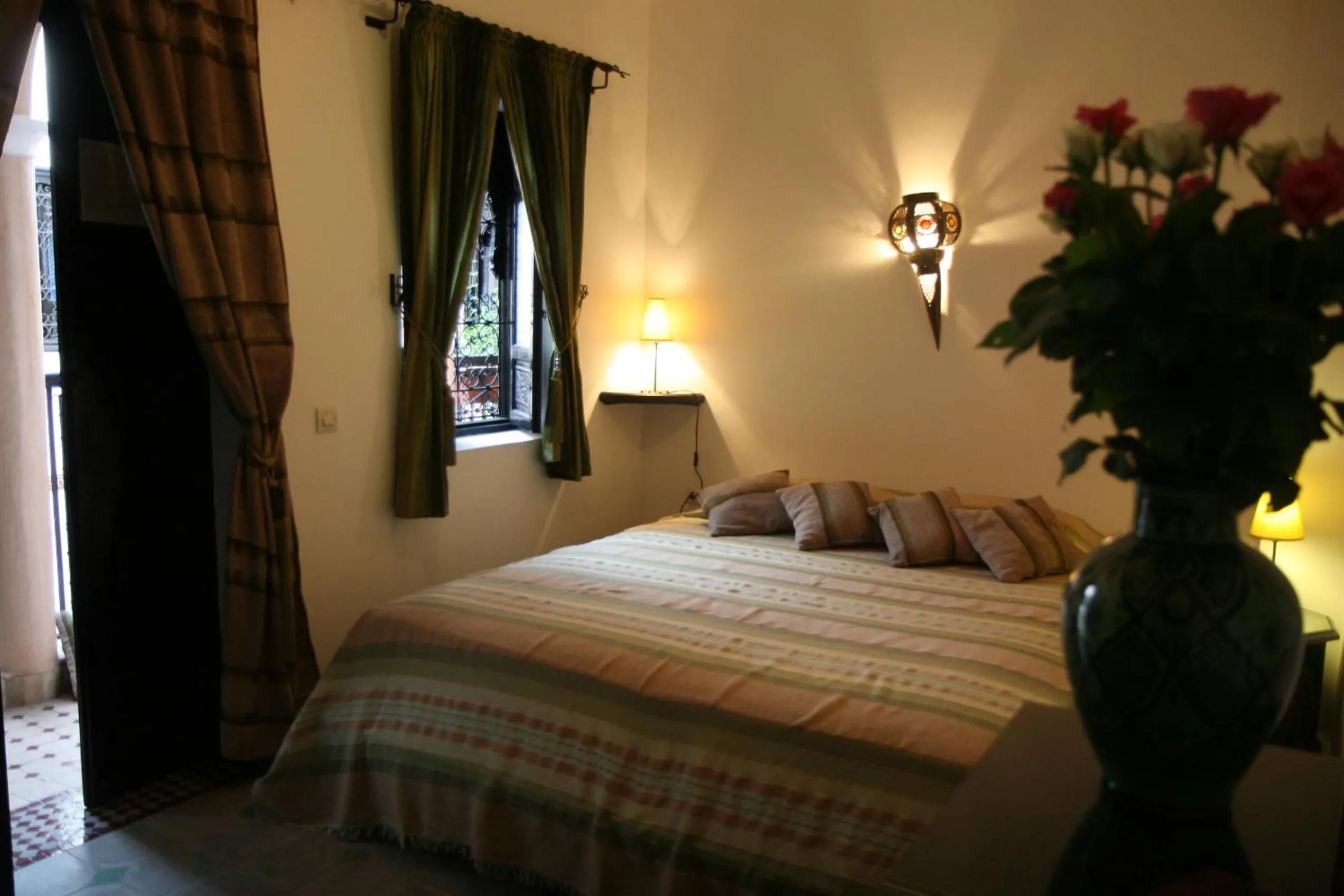 Bed in Riad Dar Zampa