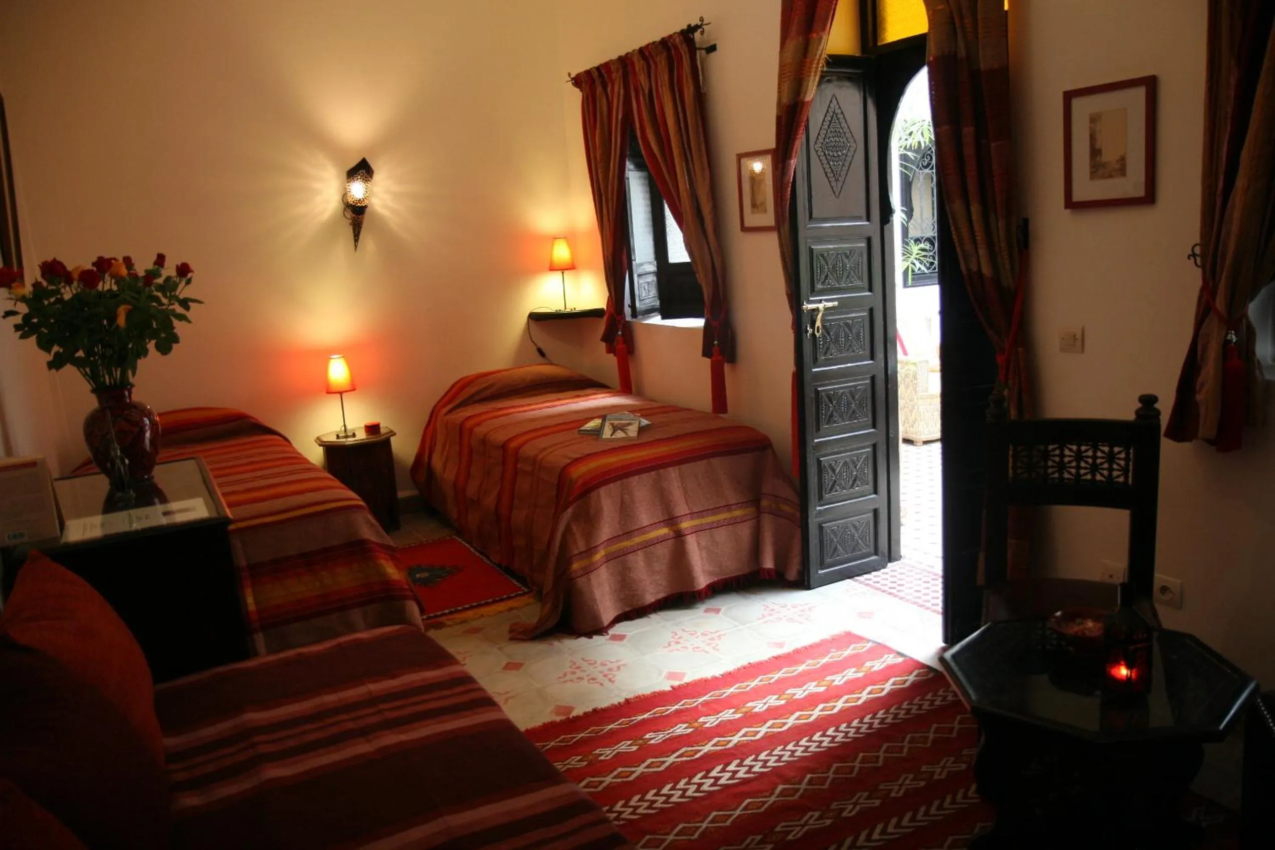 Bed in Riad Dar Zampa