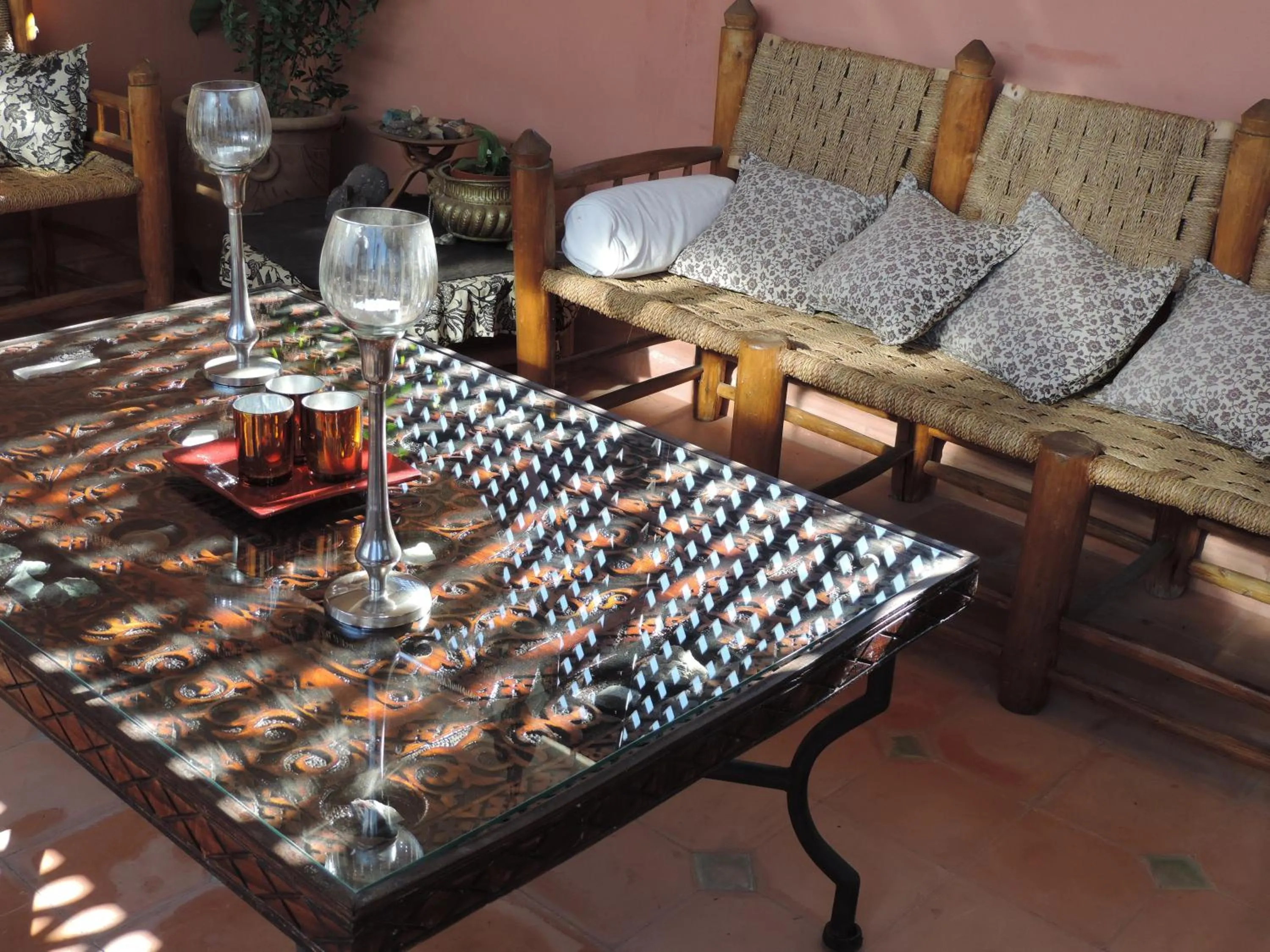 Balcony/Terrace in Riad Dar Zampa