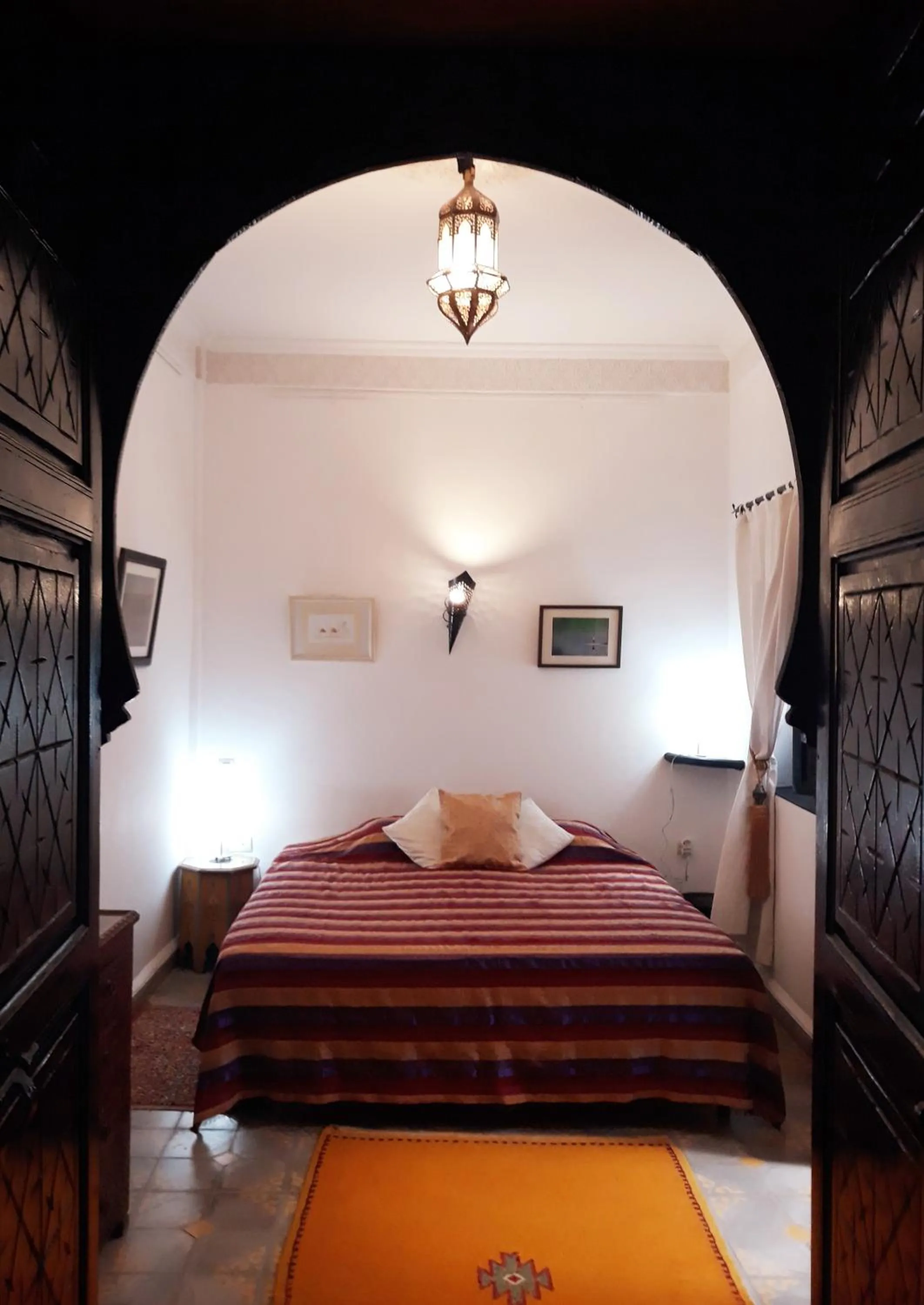 Bed in Riad Dar Zampa