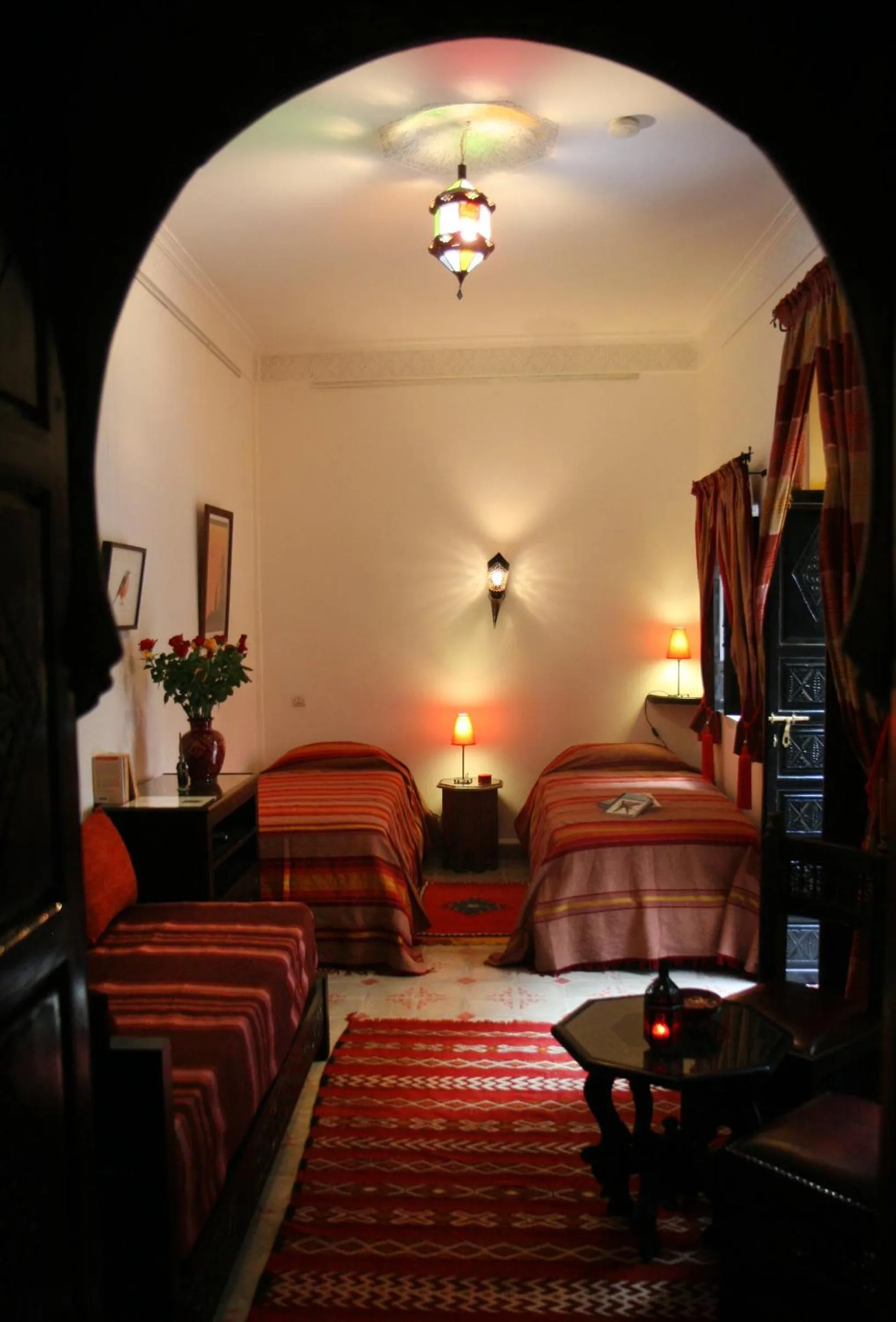 Bed in Riad Dar Zampa