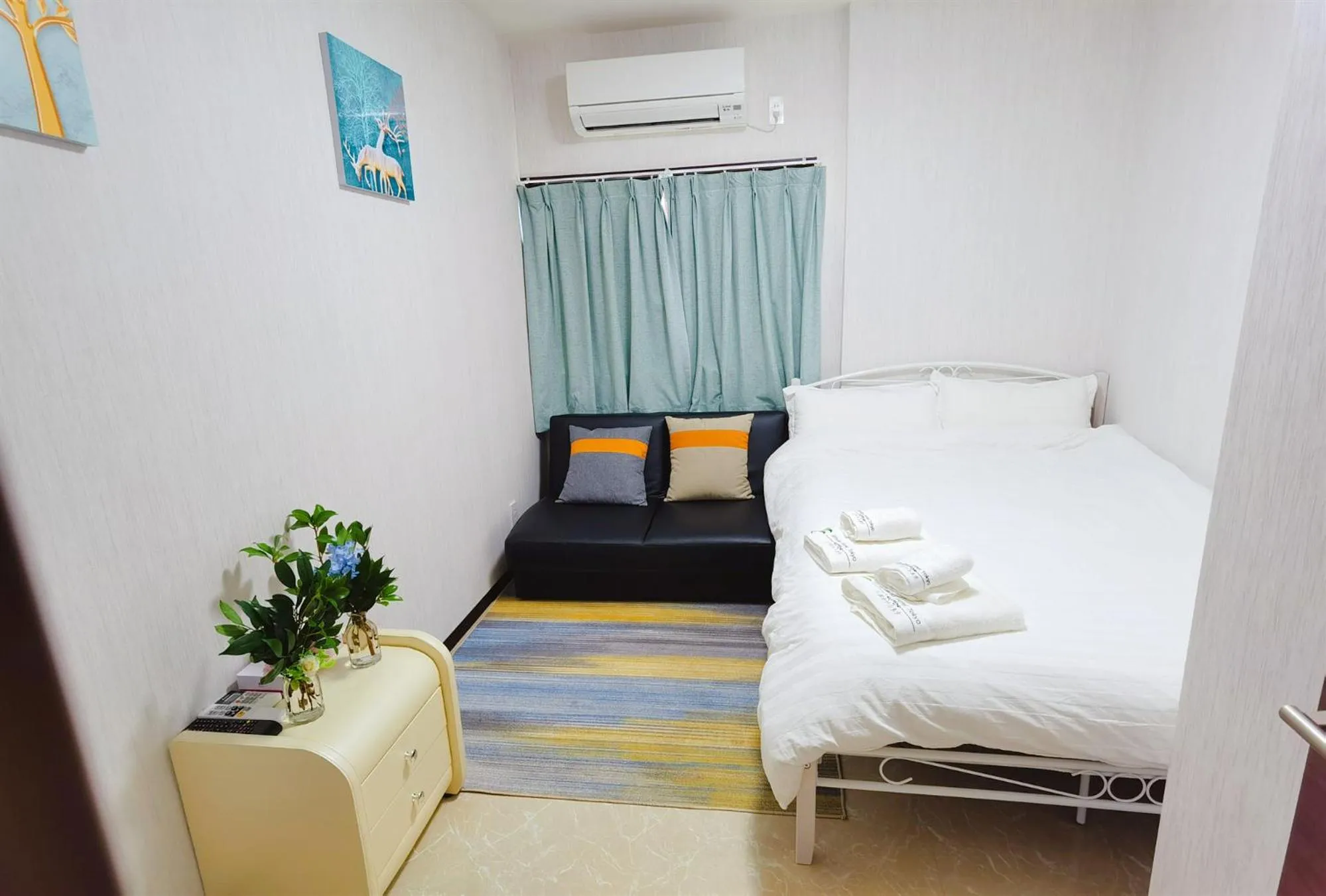 Bed in Mitsuba Guest House