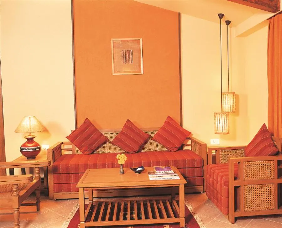 Communal lounge/ TV room in Club Mahindra Binsar Valley