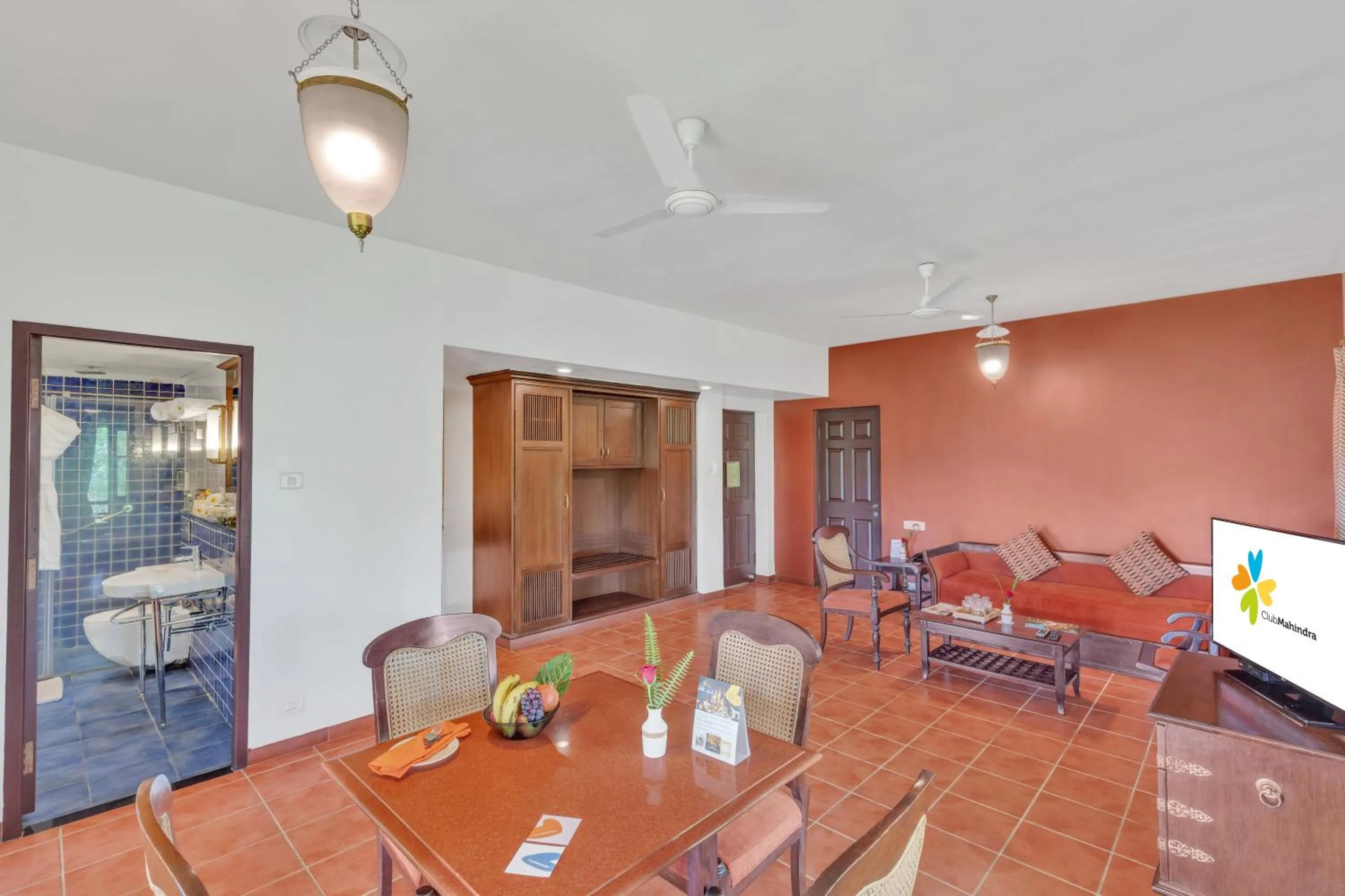 Living room in Club Mahindra Madikeri, Coorg