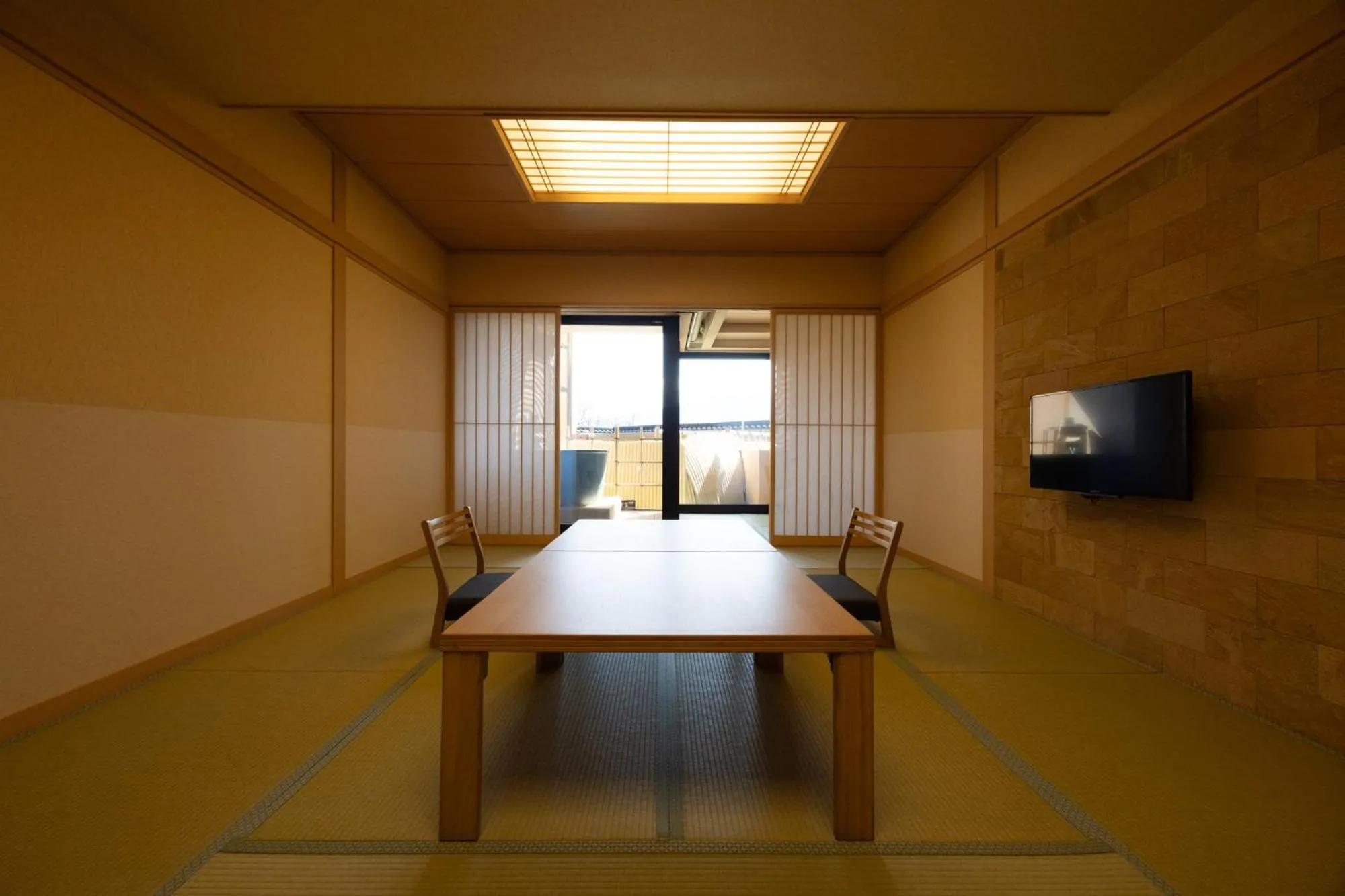 Living room in Fujikawaguchiko Onsen Konanso