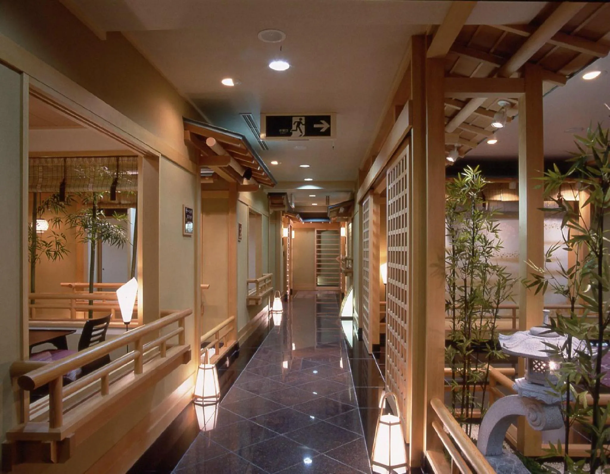 Area and facilities in Fujikawaguchiko Onsen Konanso