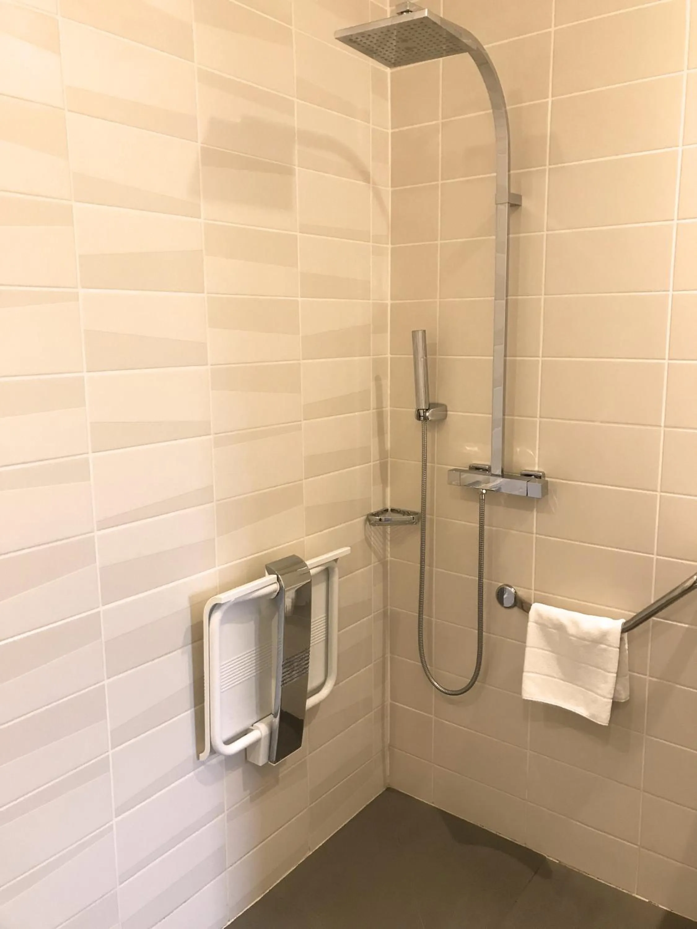 Shower in Hôtel Restaurant Les Grains d'Argent Dizy - Epernay