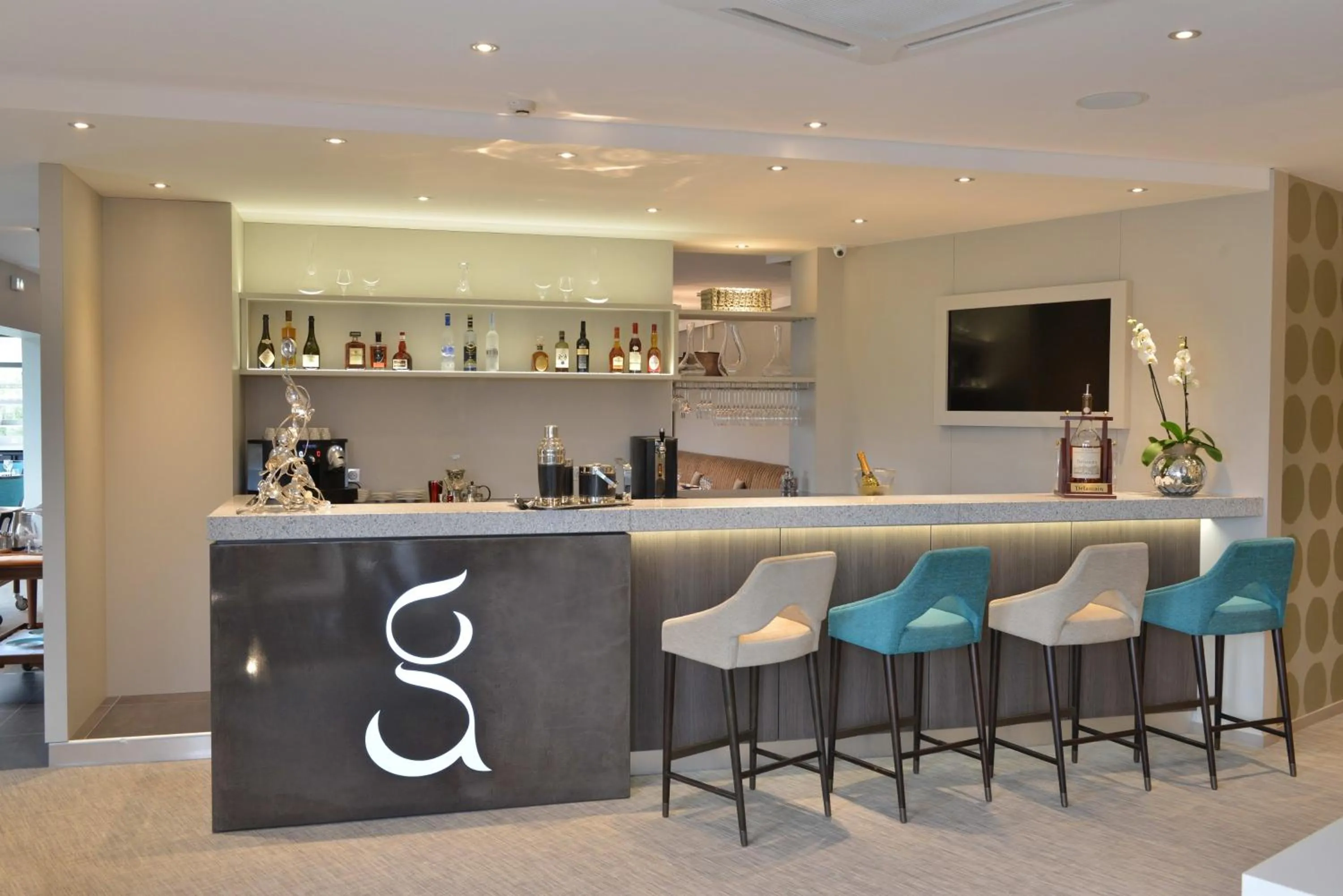 TV and multimedia in Hôtel Restaurant Les Grains d'Argent Dizy - Epernay