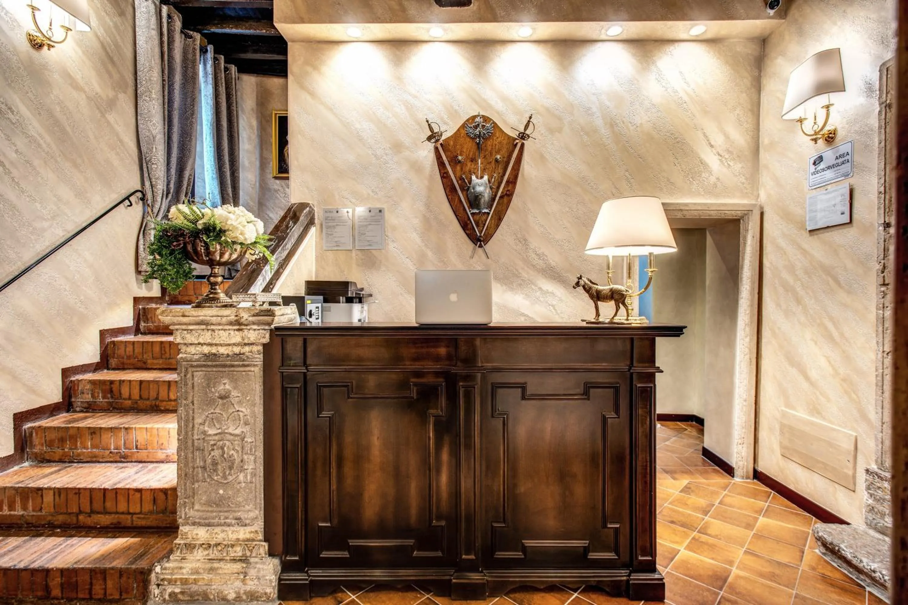 Lobby or reception in Boutique Relais Barozzi & SPA