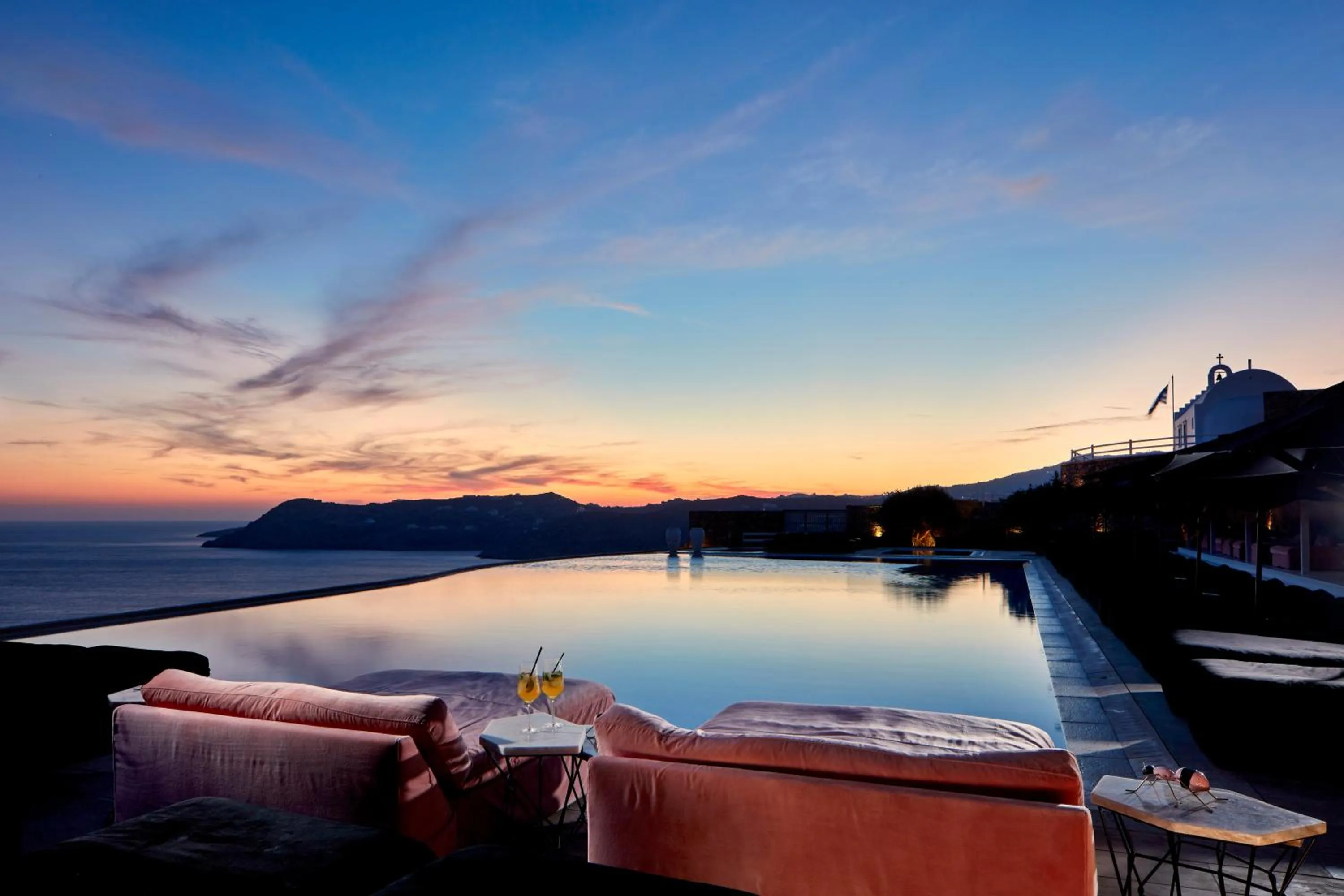 Swimming pool in Myconian Villa Collection - Preferred Hotels & Resorts