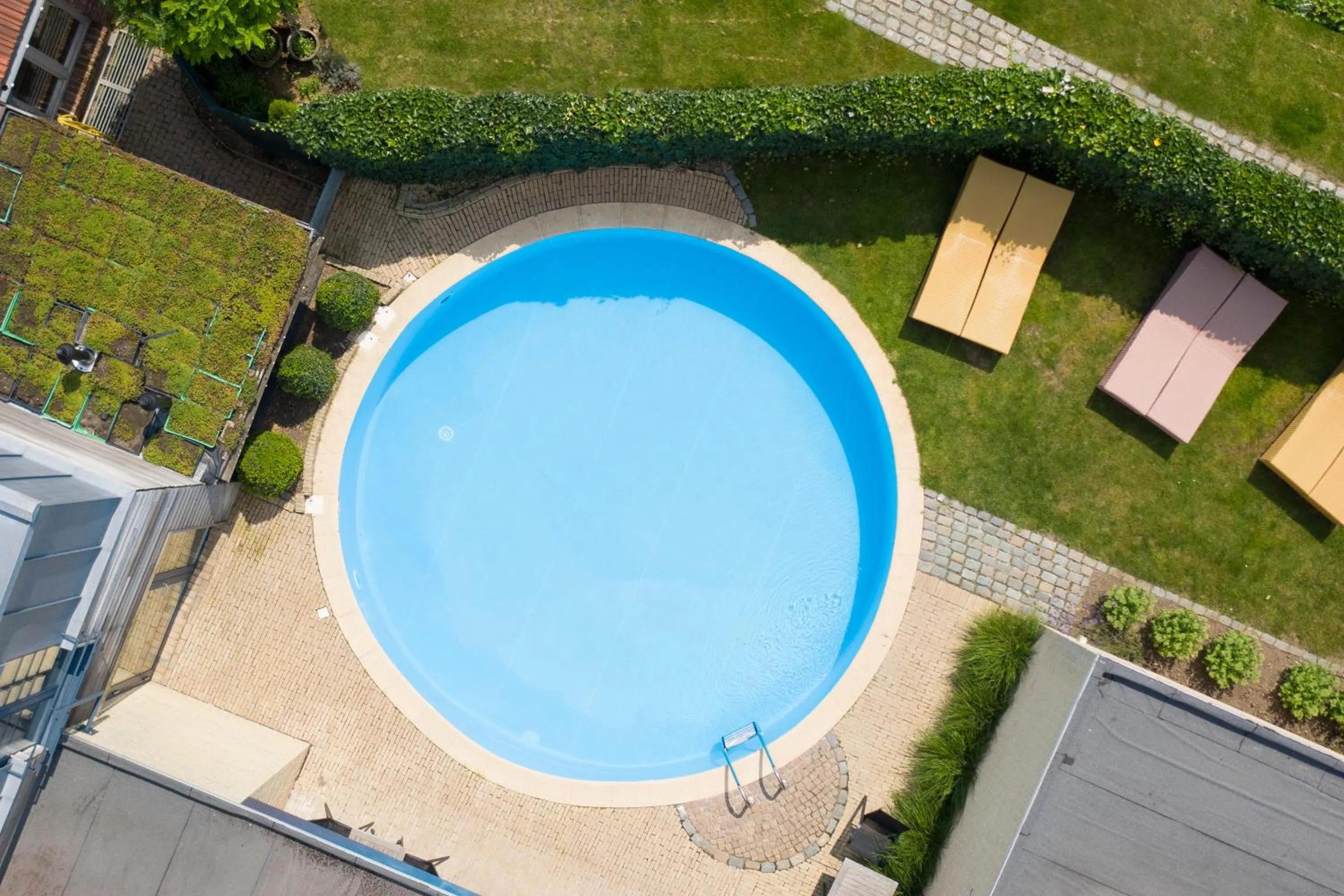 Garden view in Hotel De Maretak