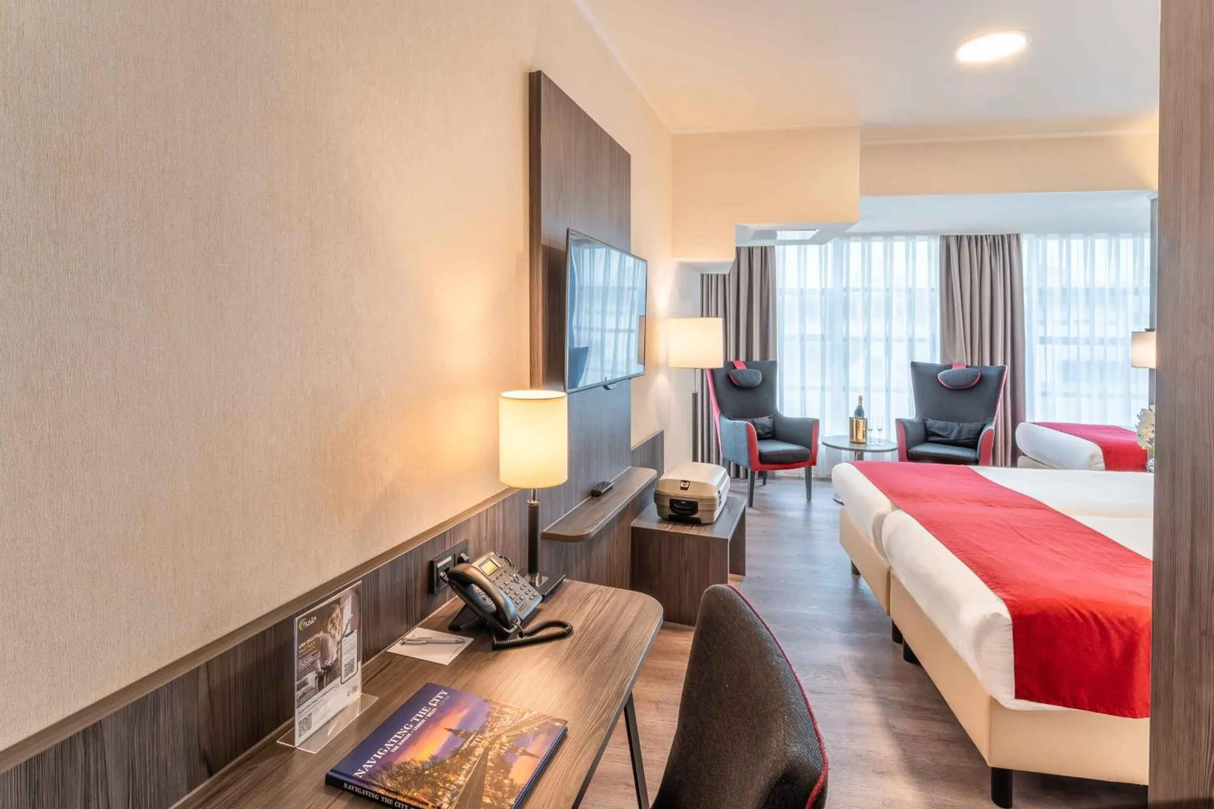 Photo of the whole room, Bed in PLAZA Premium Den Haag City Center