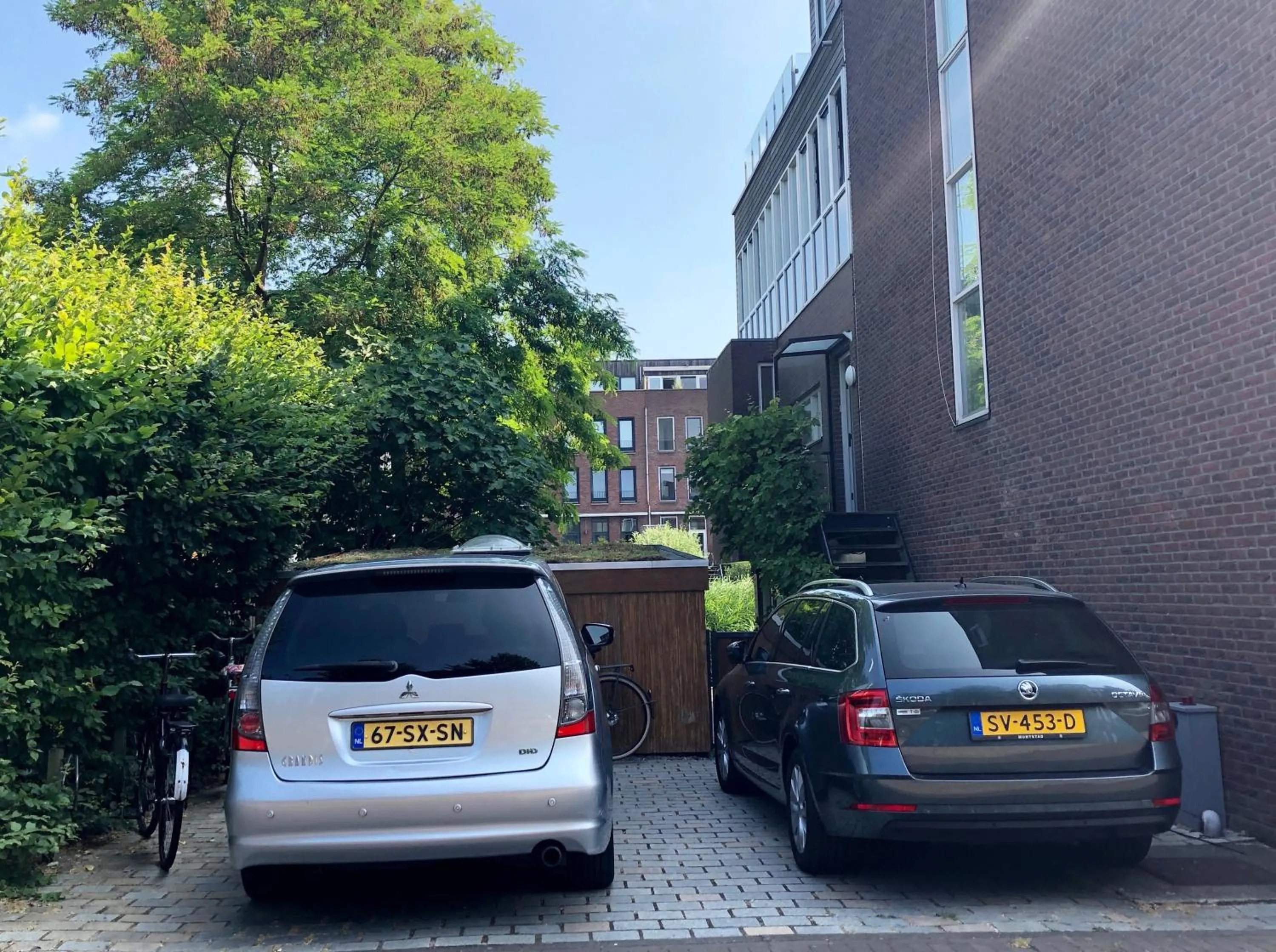 Facade/entrance in The Green Tunnel