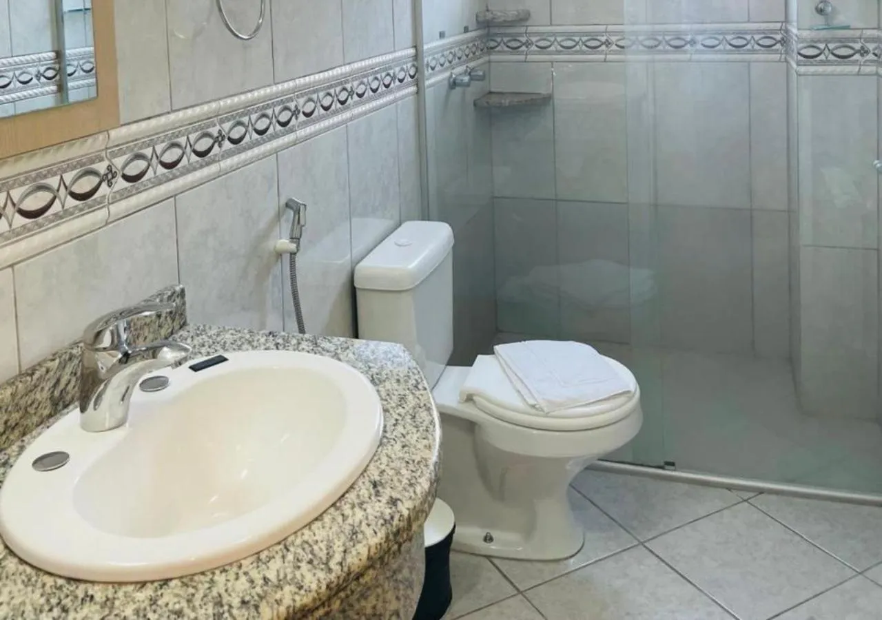 Bathroom in Dona Adelia Hotel e Restaurante