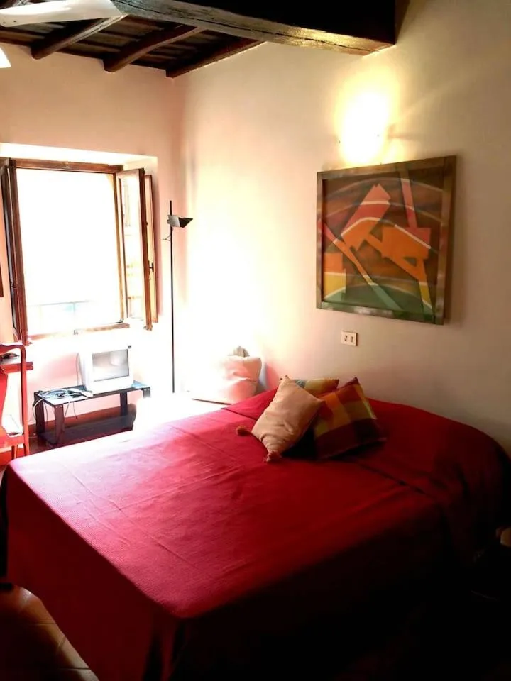 Bed in Portico d'Ottavia, the ancient Rome