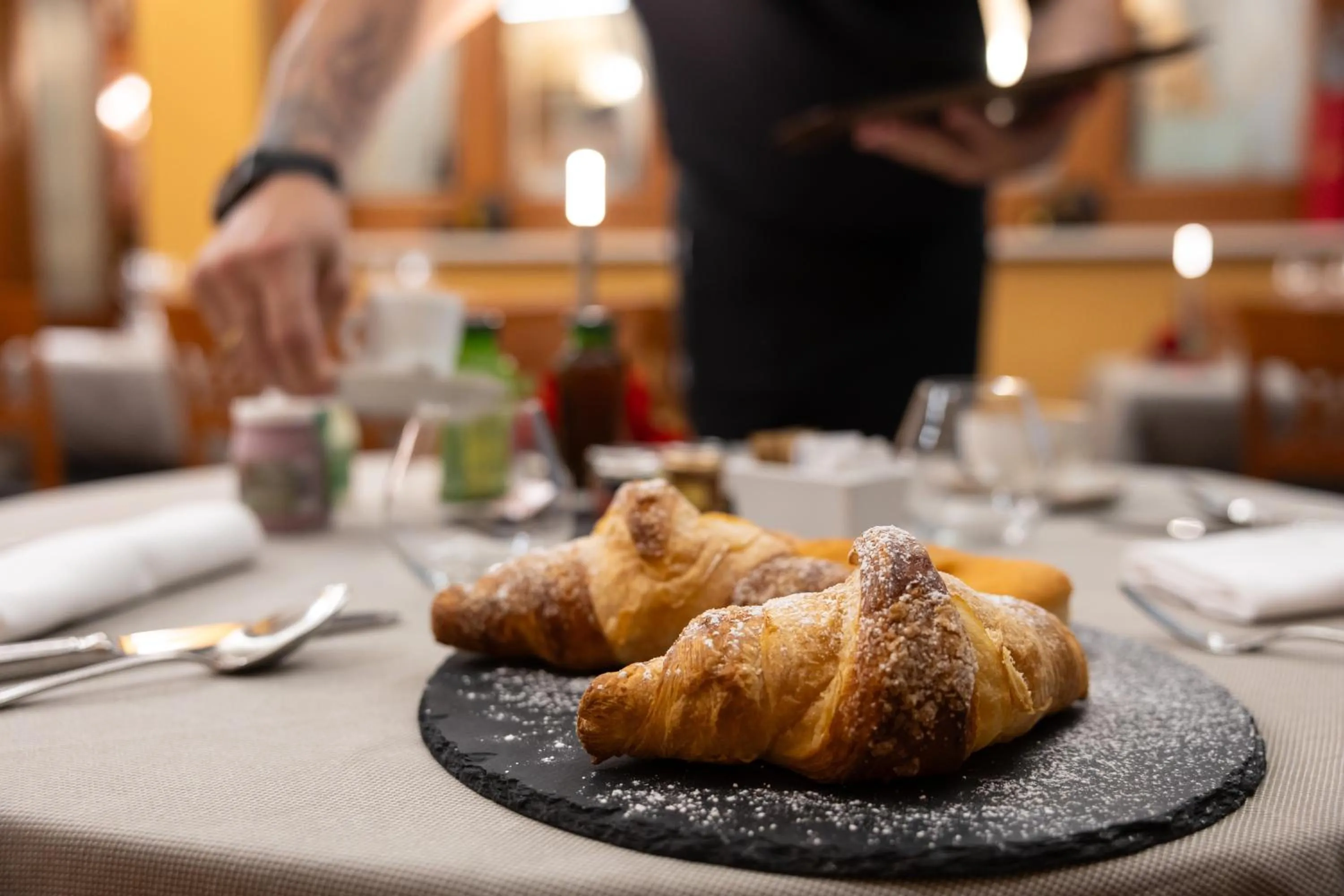 Food and drinks in Locanda La Comacina