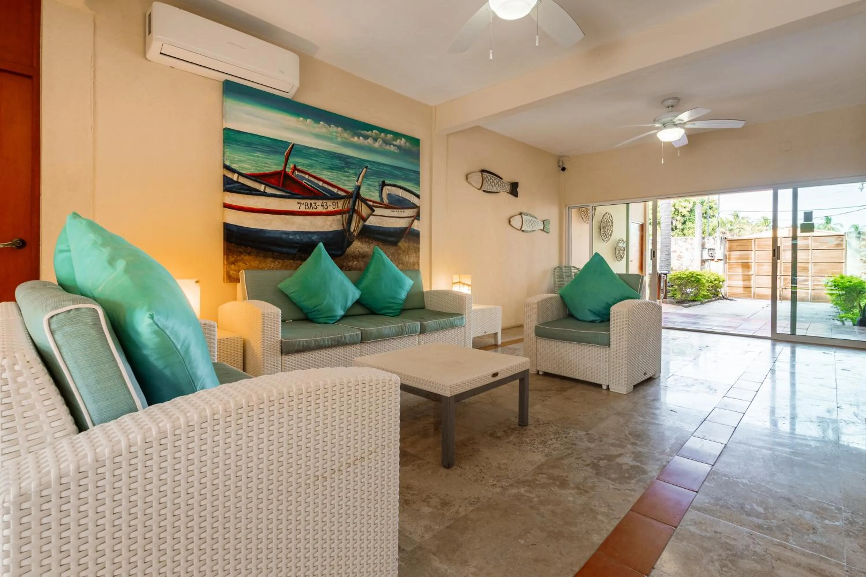 Living room in Rojo Manglar Acapulco