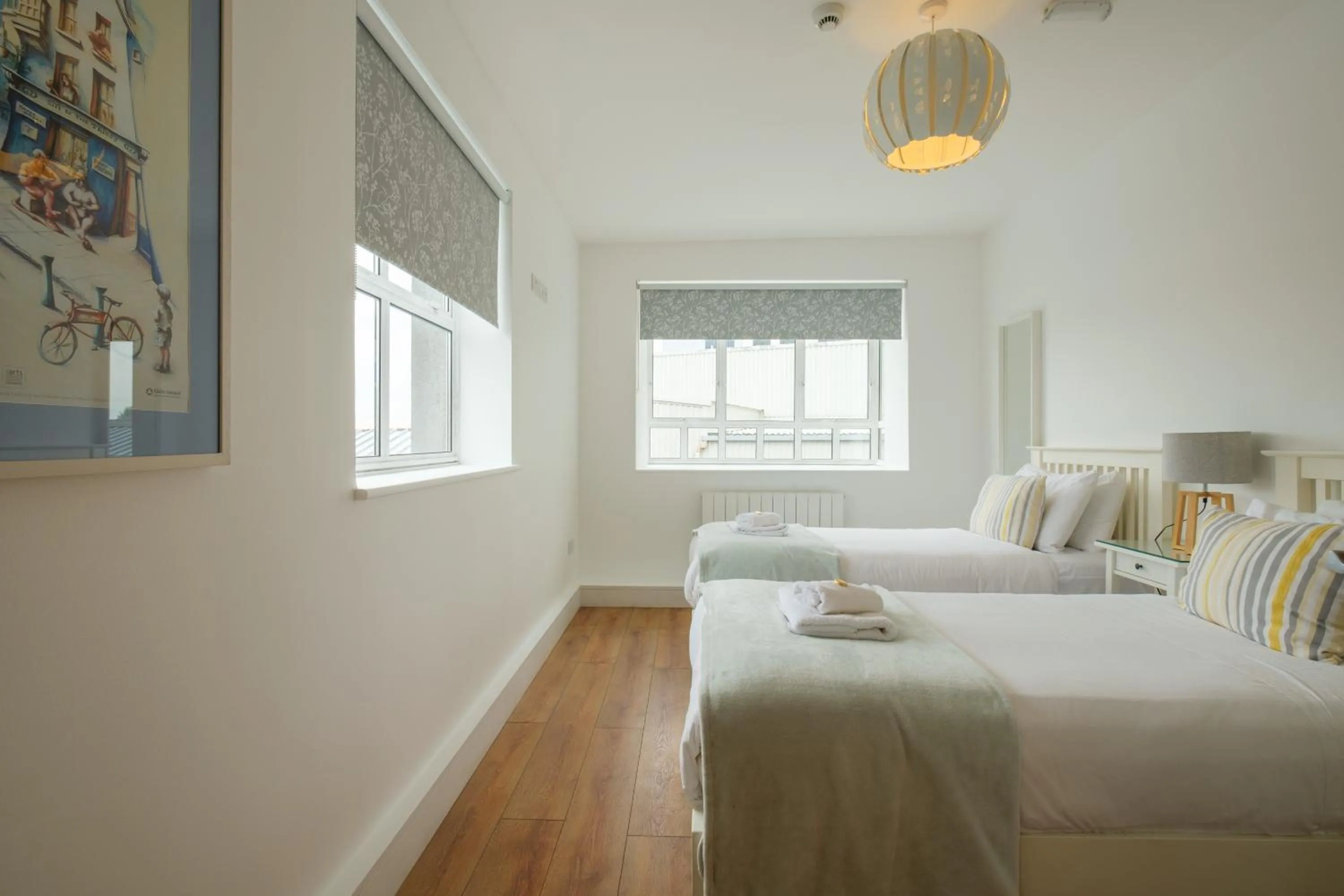 Bed in The Eyre Square Townhouse