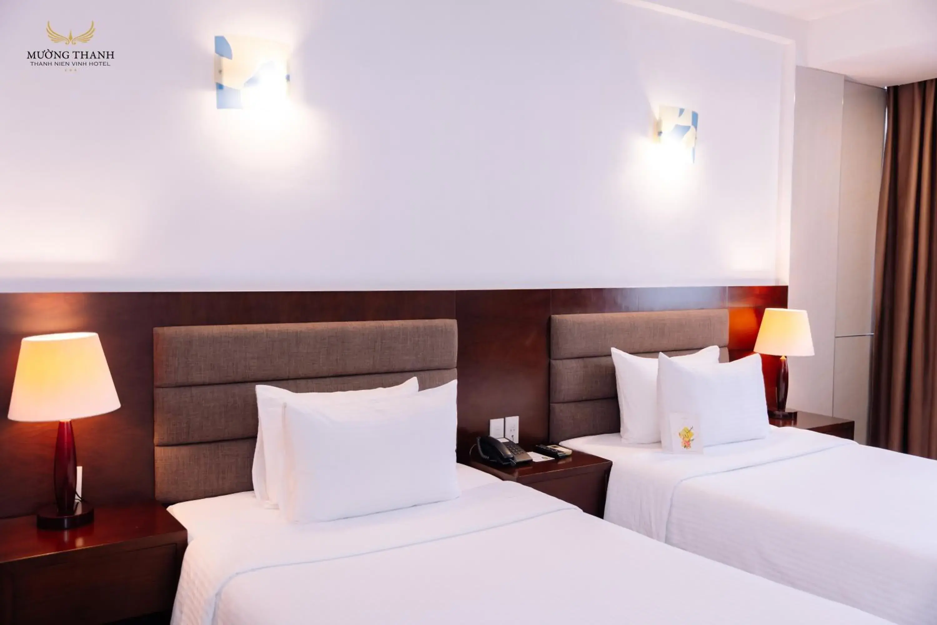 Superior Twin Room in Muong Thanh Thanh Nien Vinh Superior Twin Room in Muong Thanh Thanh Nien Vinh