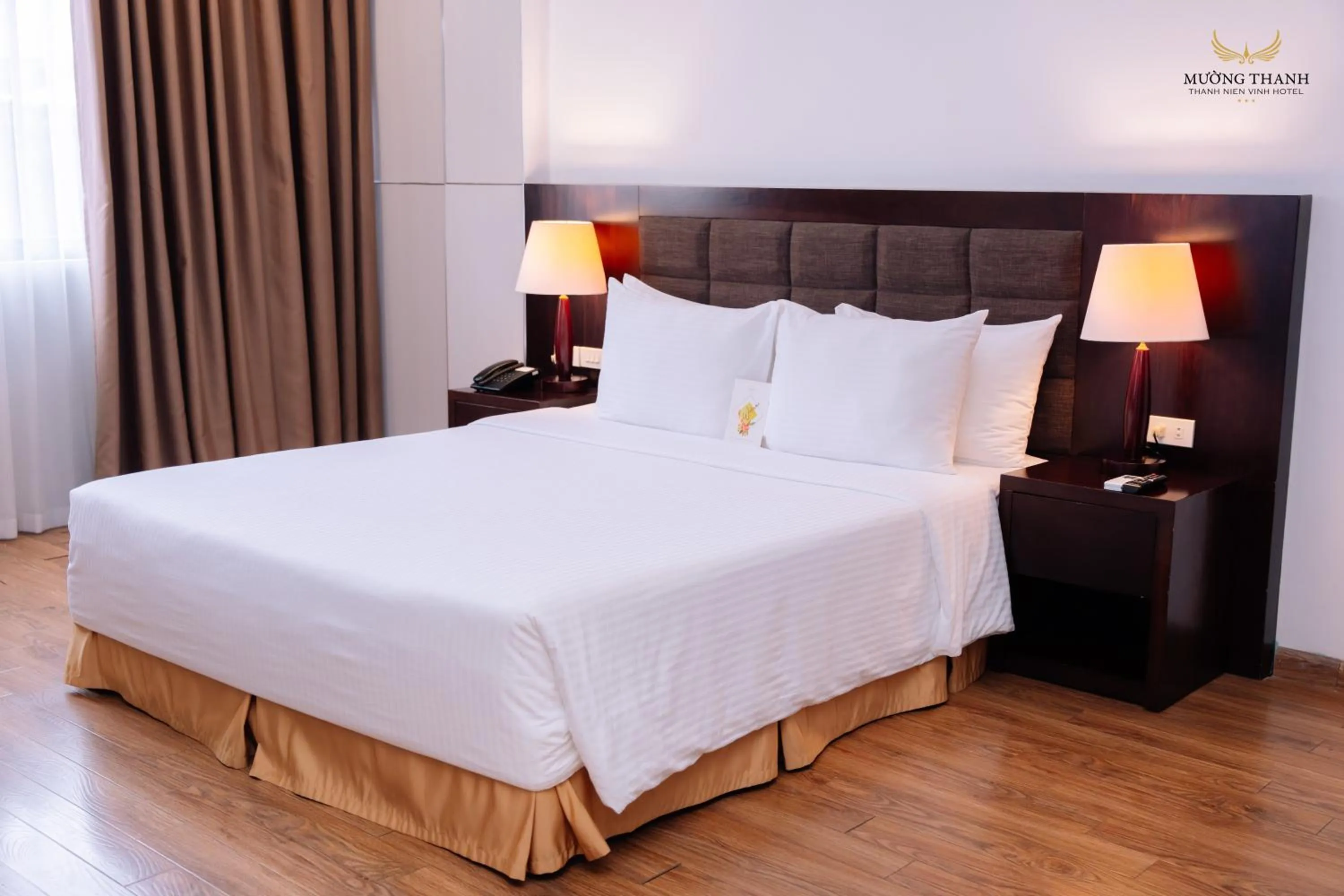 Bedroom, Bed in Muong Thanh Thanh Nien Vinh